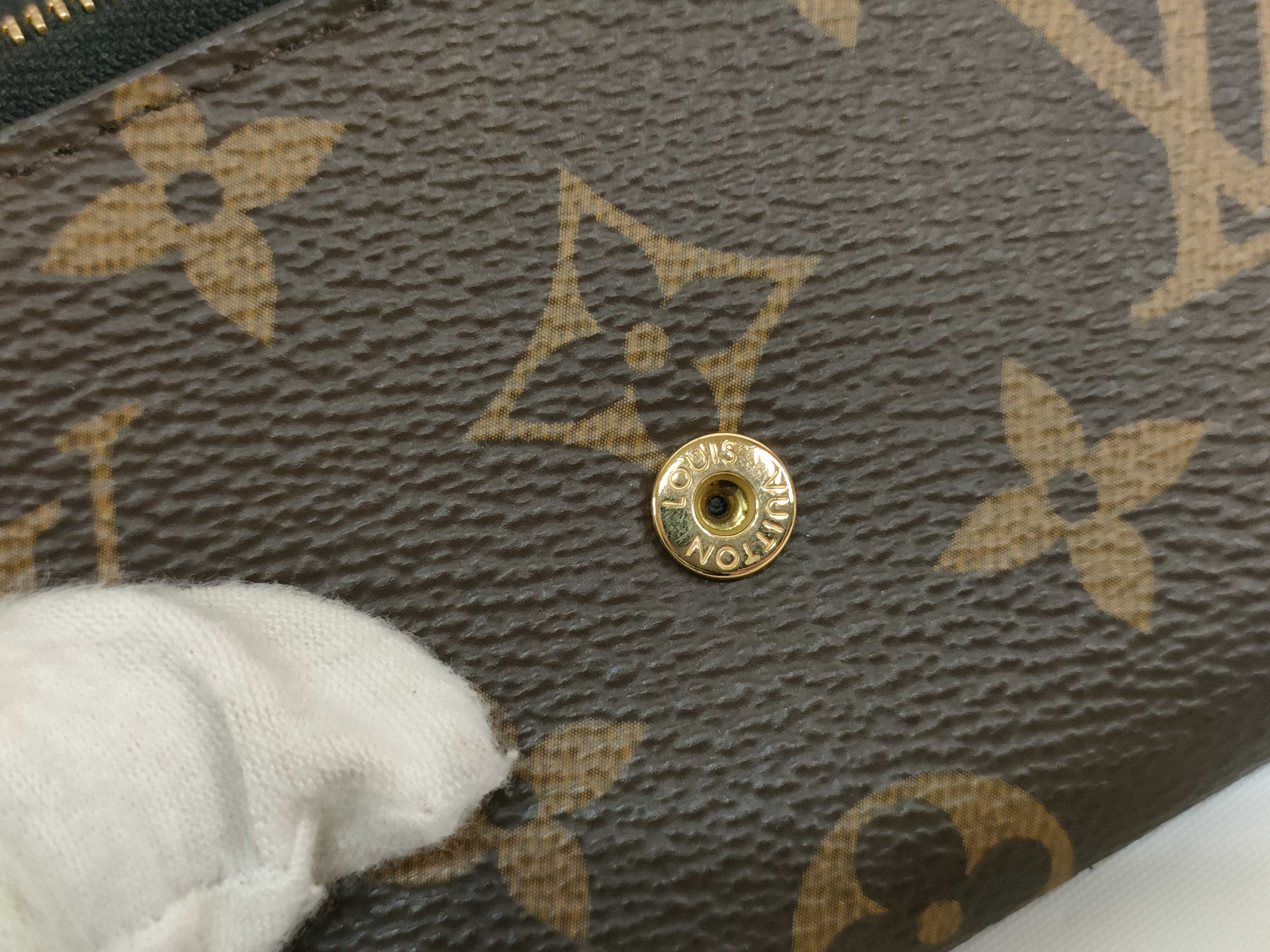 Monogram LV Monogram Reverse Portemonnaie Rosalie M82333 RFID Coin Case — view 8