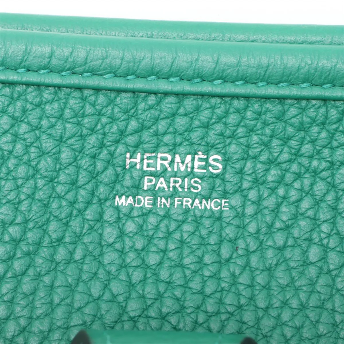 Evelyne 3 29 PM Taurillon Clemence Vert Vertigo Silver Hardware A: 2017 — view 8