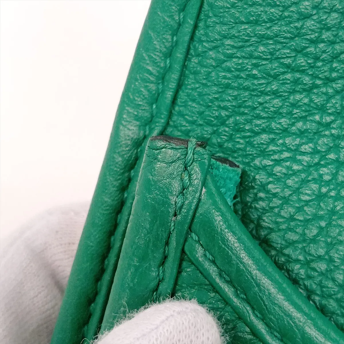 Evelyne 3 29 PM Taurillon Clemence Vert Vertigo Silver Hardware A: 2017 — view 9