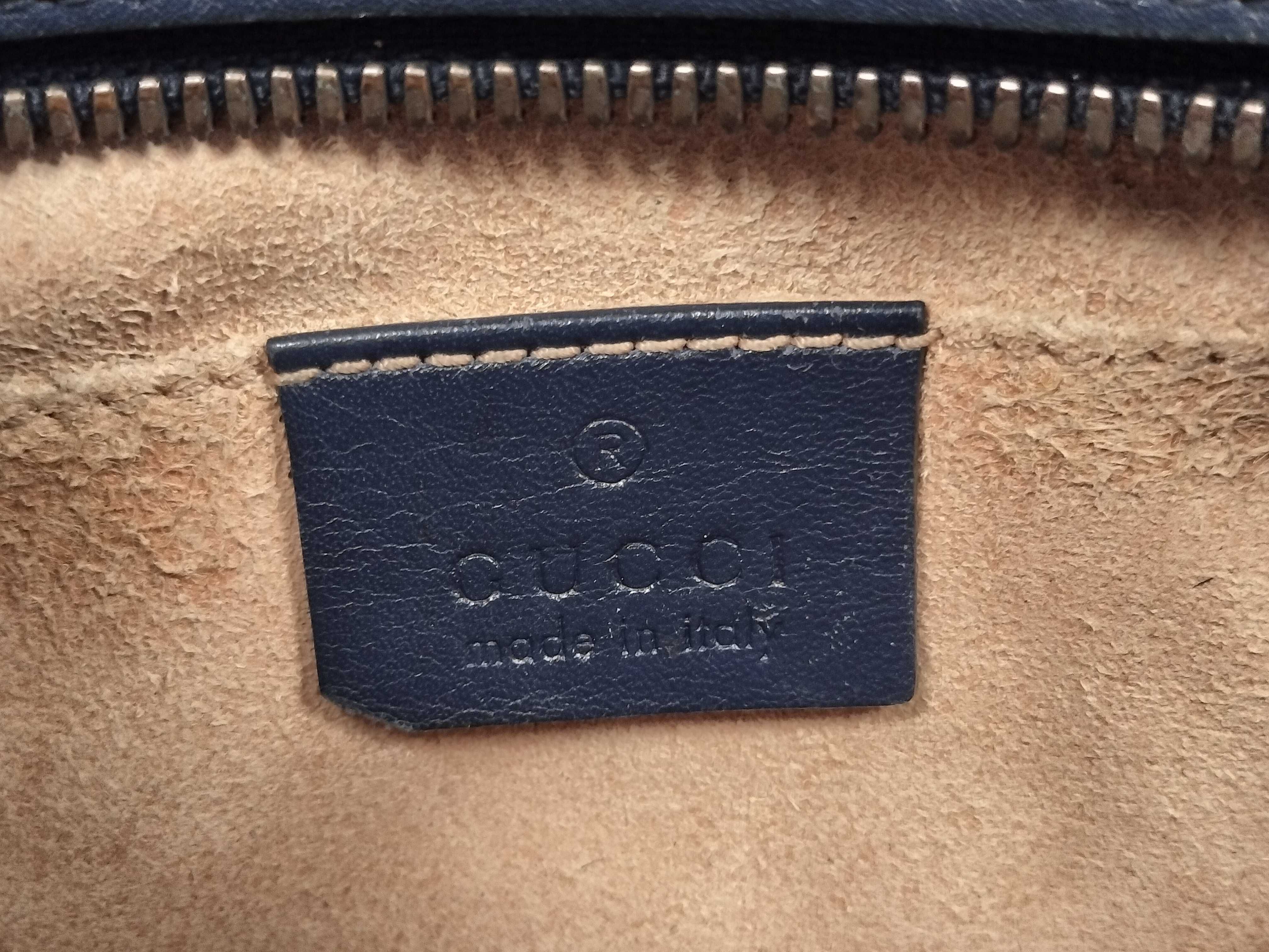GG Marmont Navy Chain Shoulder Bag 447632 — view 13