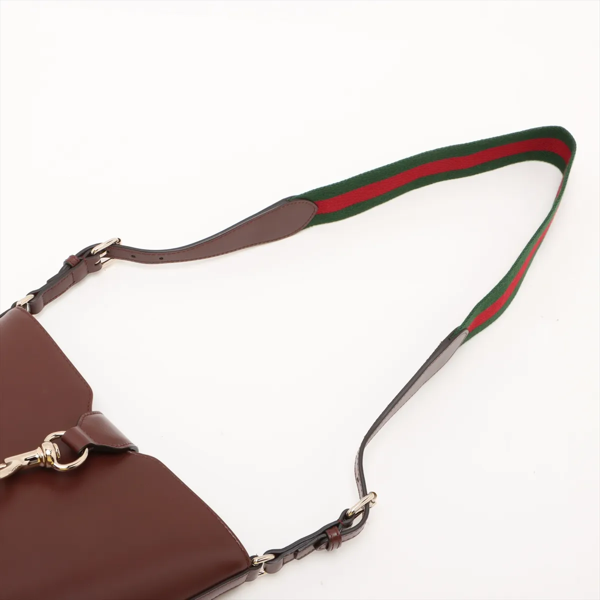 Mini Bucket Leather Shoulder Bag, Brown, 782908 — view 5