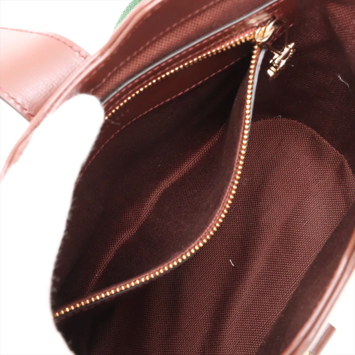 Mini Bucket Leather Shoulder Bag, Brown, 782908 — view 7