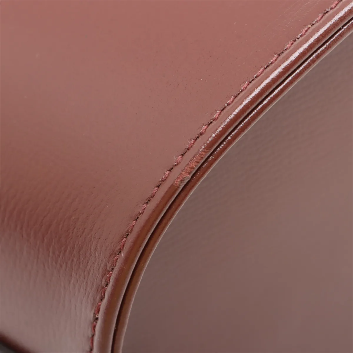Mini Bucket Leather Shoulder Bag, Brown, 782908 — view 10