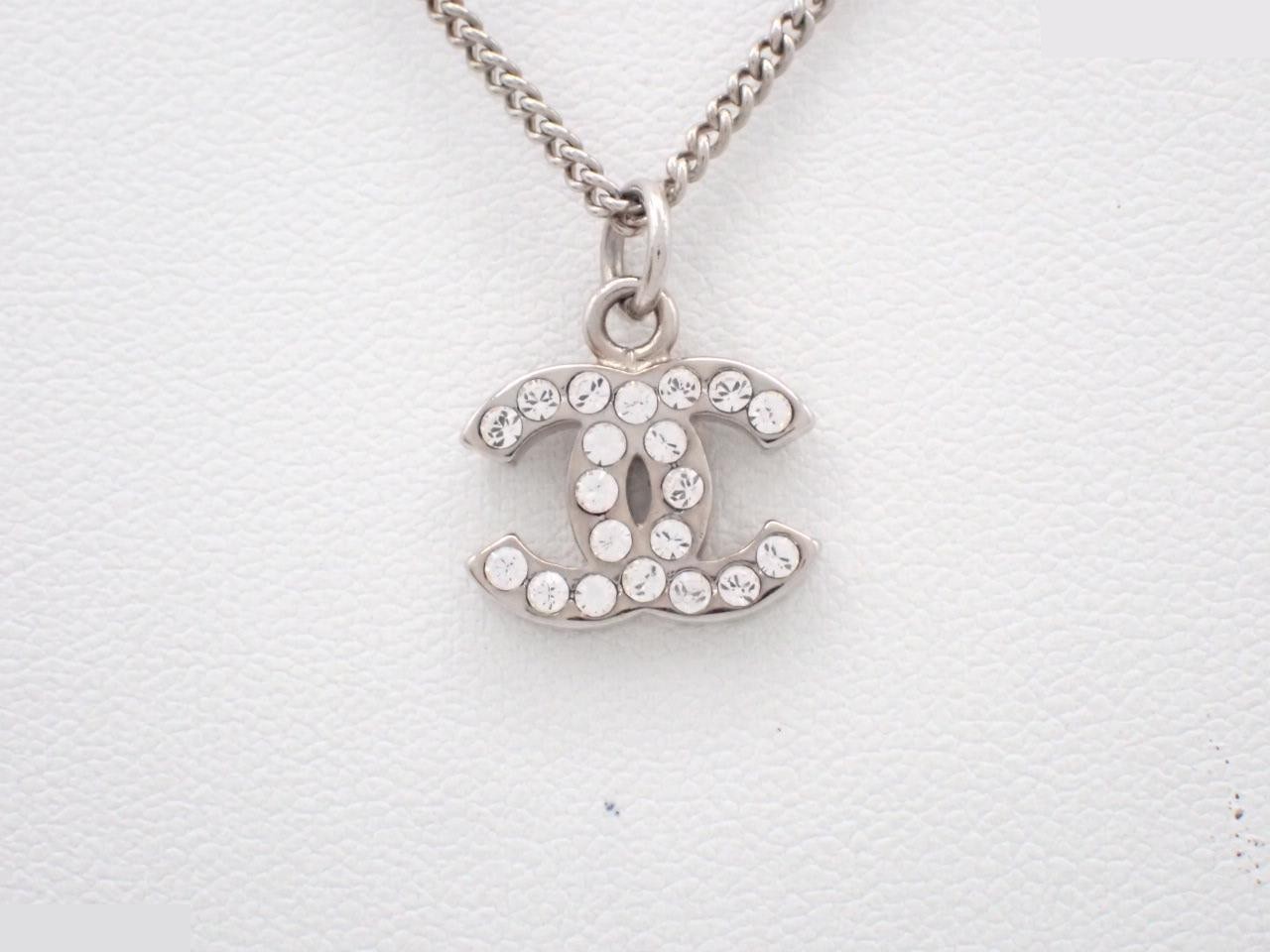 Coco Mark Rhinestone Necklace 09V