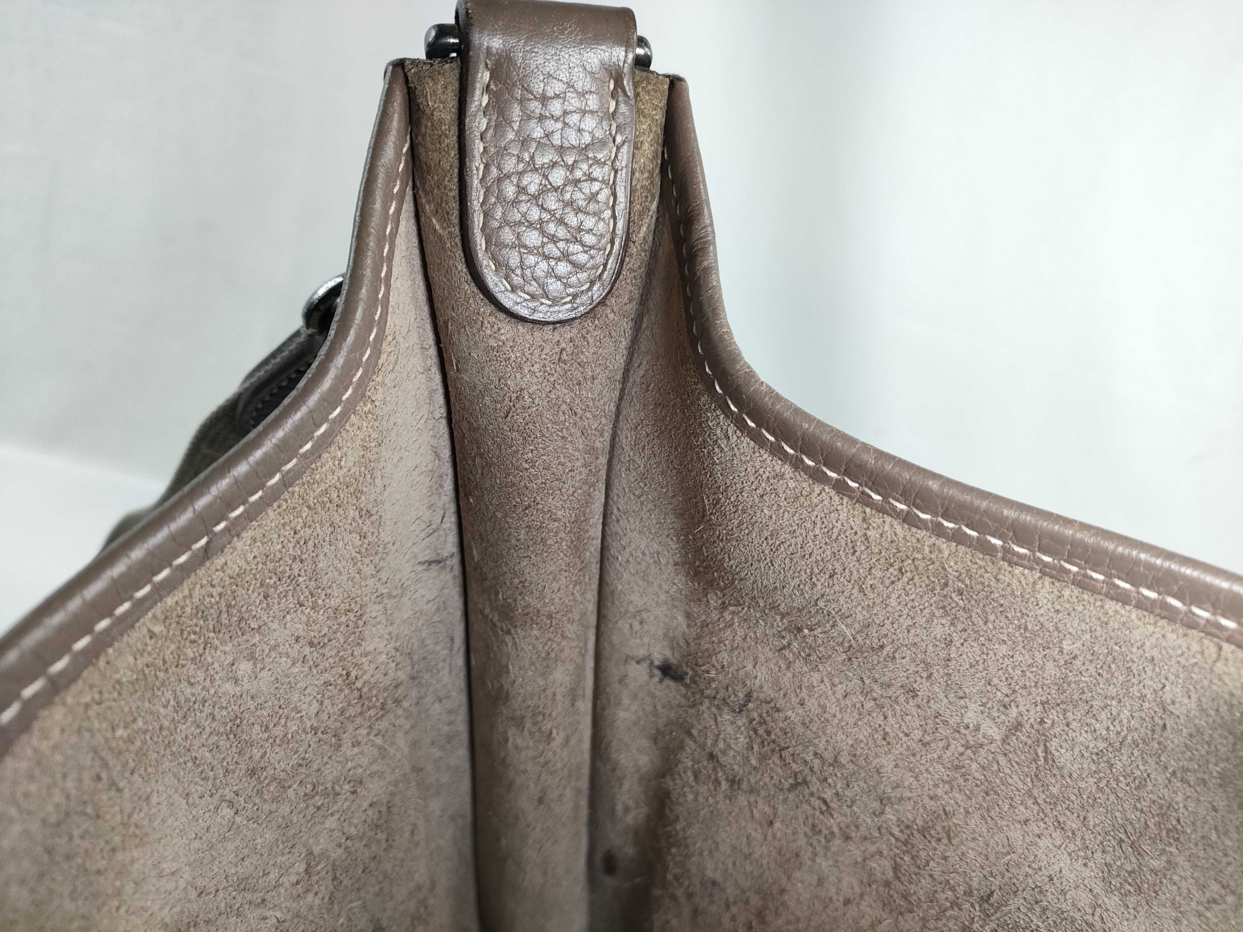 Evelyne Hermes Evelyne 2 PM Taurillon Leather Brown Shoulder Bag — view 11