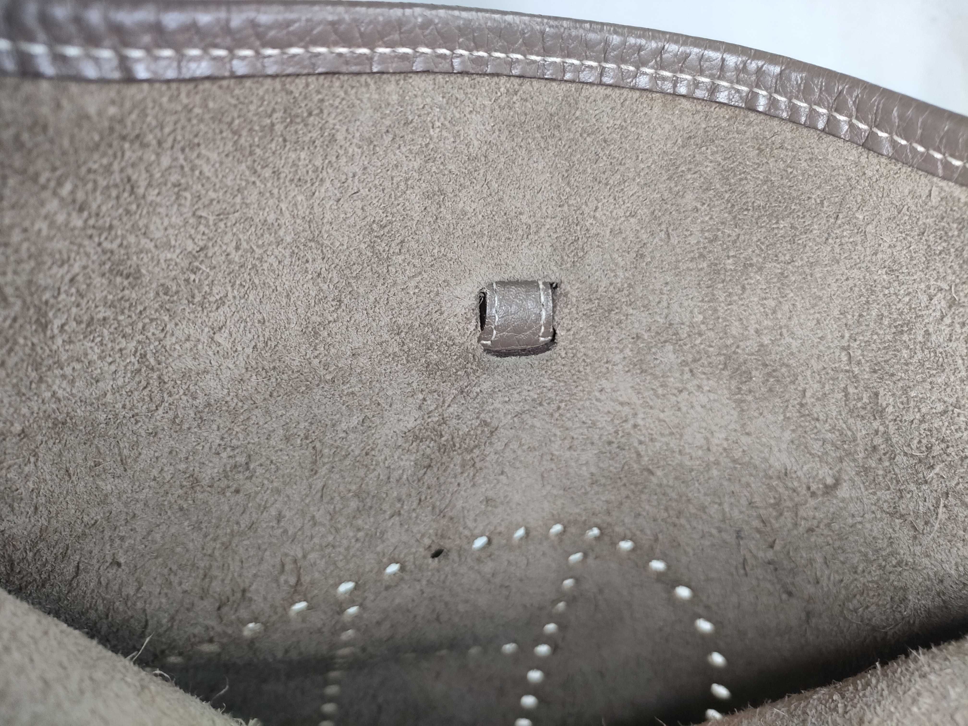 Evelyne Hermes Evelyne 2 PM Taurillon Leather Brown Shoulder Bag — view 12