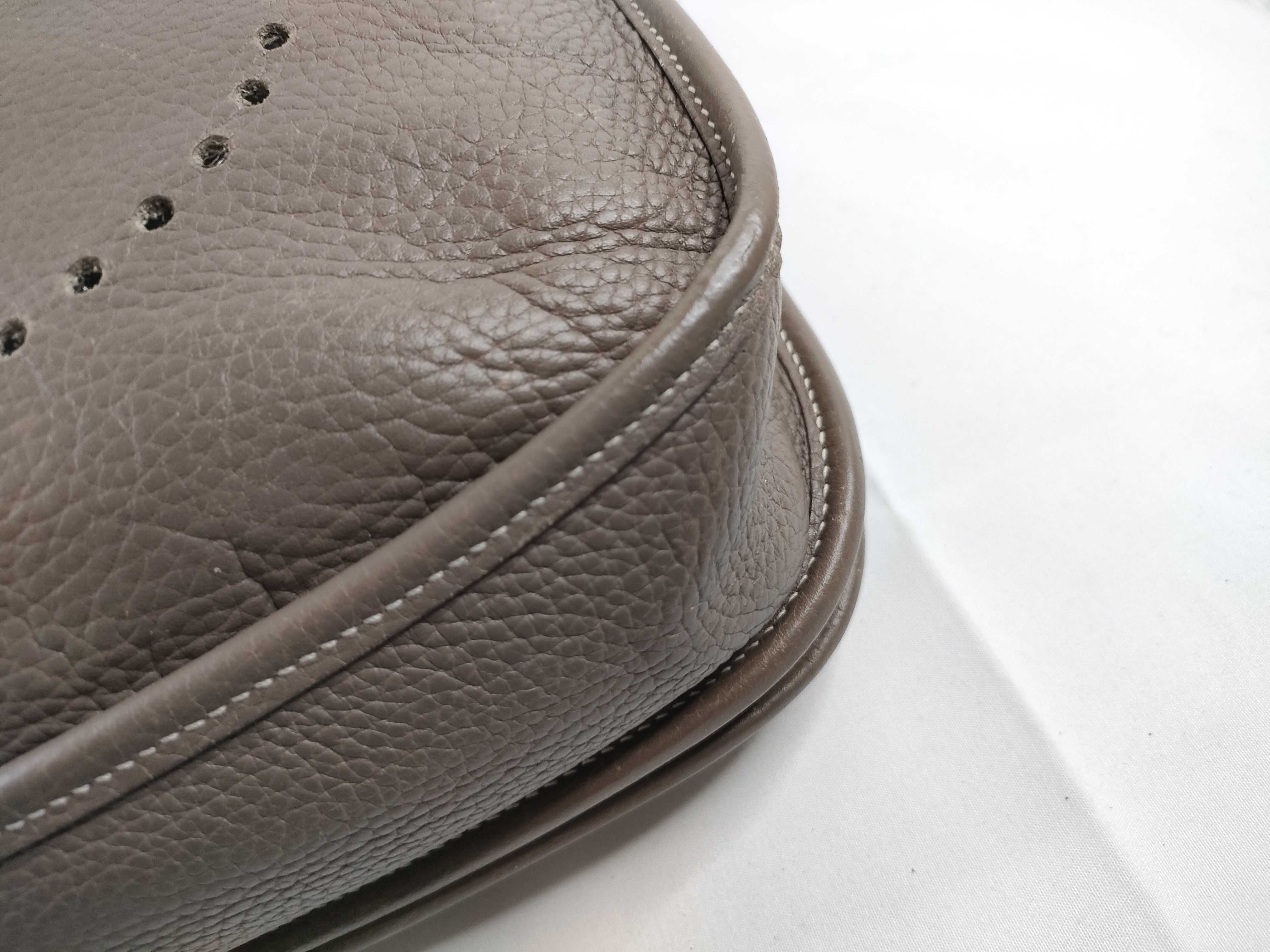 Evelyne Hermes Evelyne 2 PM Taurillon Leather Brown Shoulder Bag — view 5
