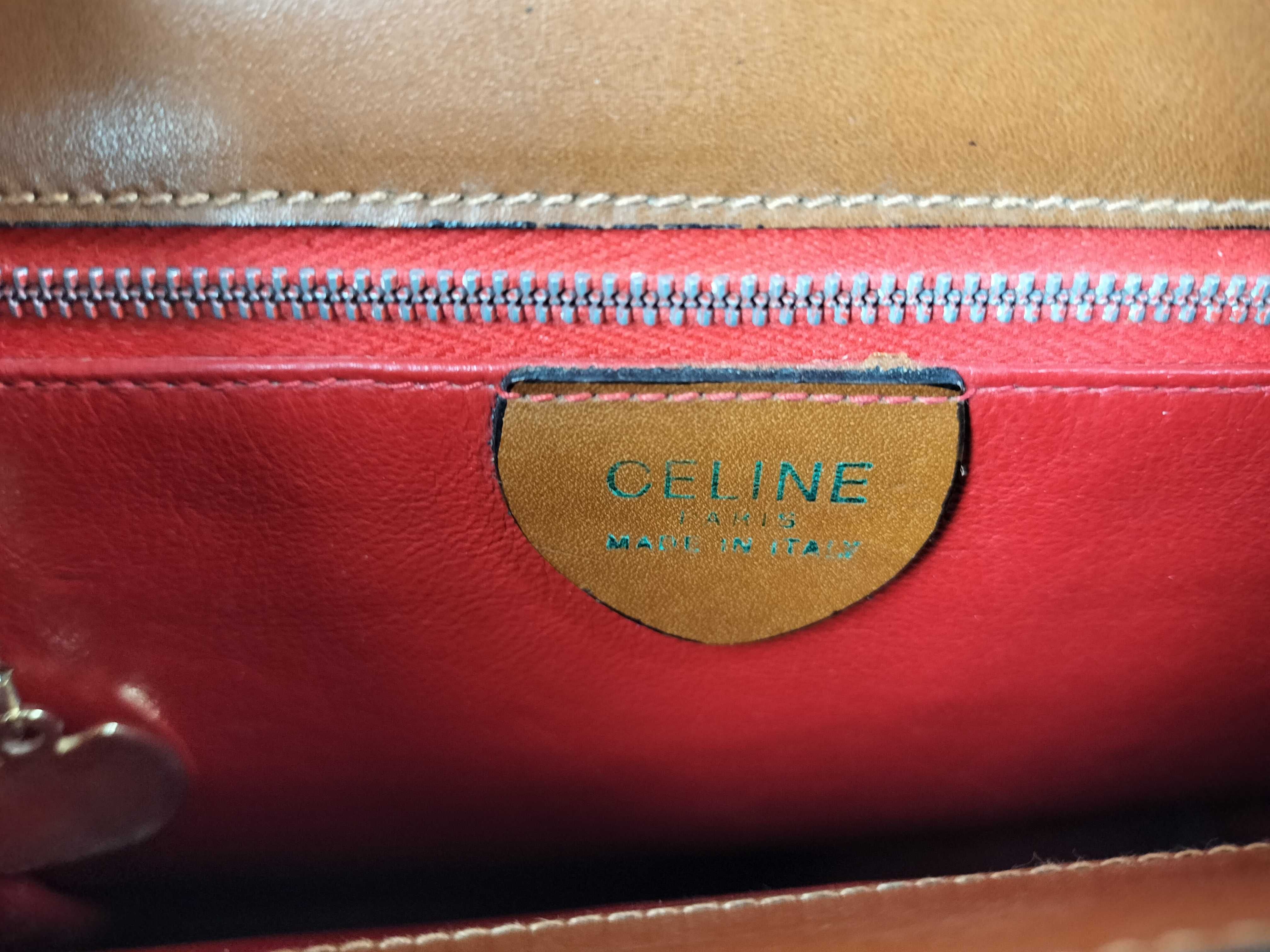 Double Flap Gancini Hardware Vintage Leather Handbag — view 11
