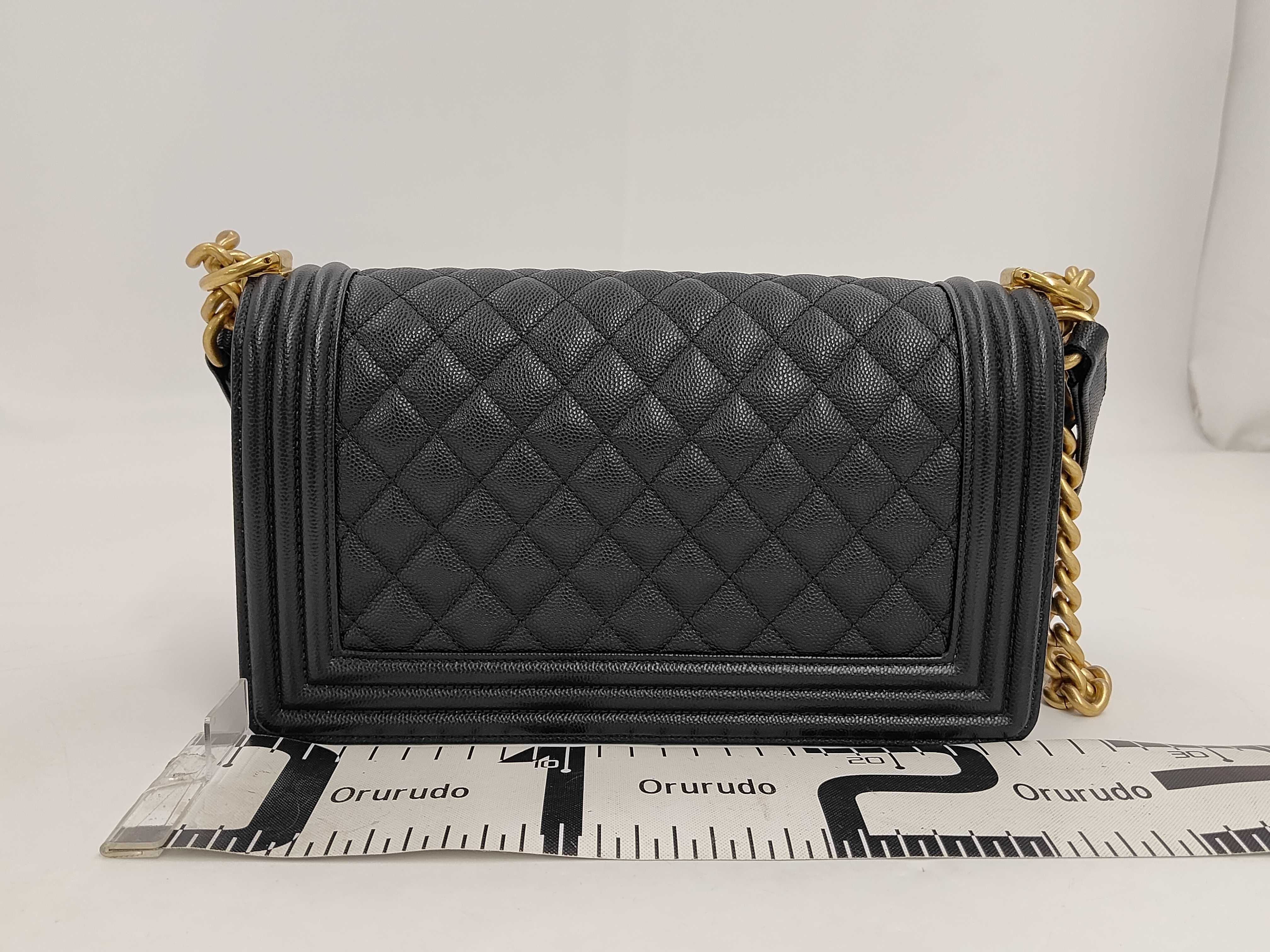 Boy Chanel Caviar Matelassé Shoulder Bag — view 2