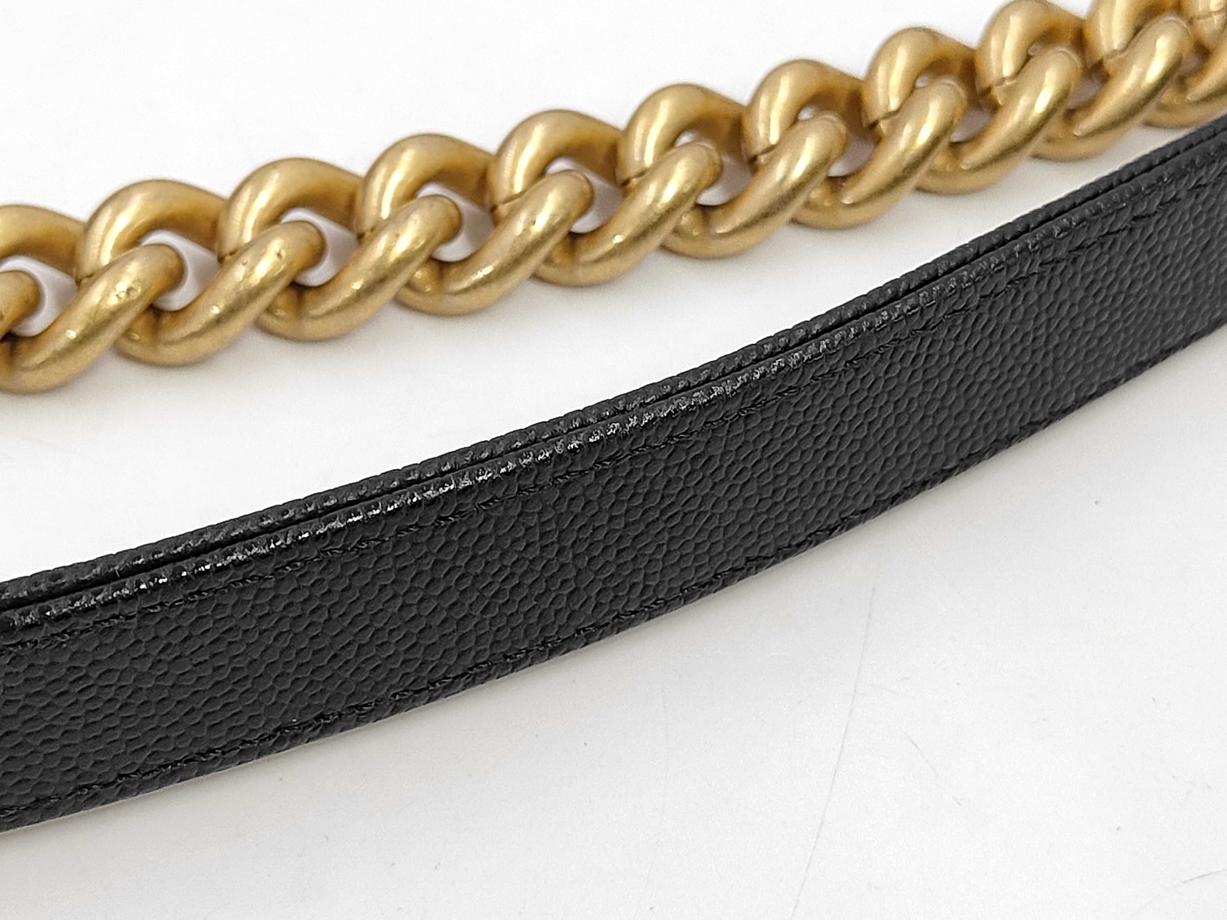 Boy Chanel Caviar Matelassé Shoulder Bag — view 6