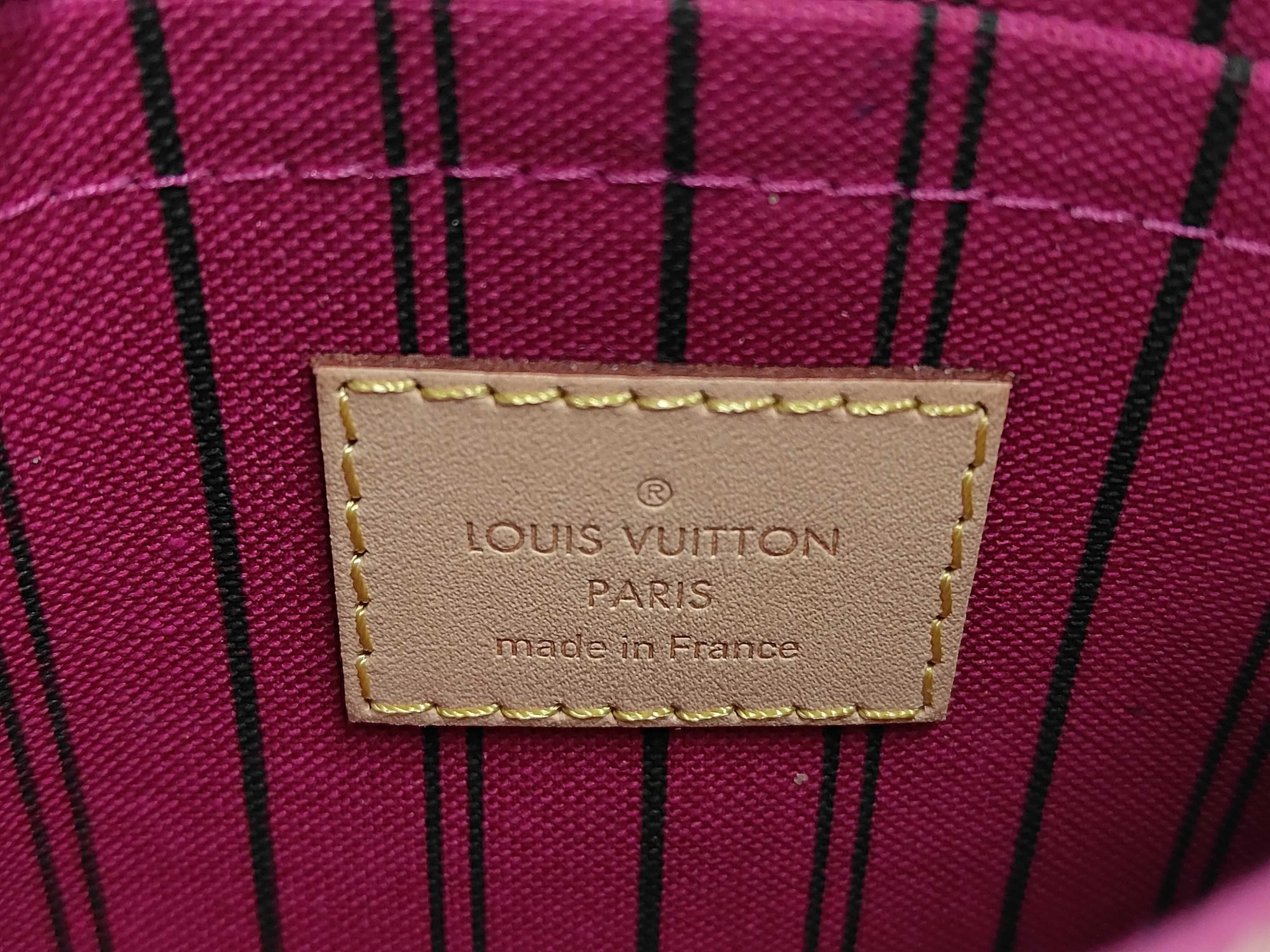 Monogram Louis Vuitton Monogram Pouch Neverfull Attached Pouch Pink Pouch — view 9