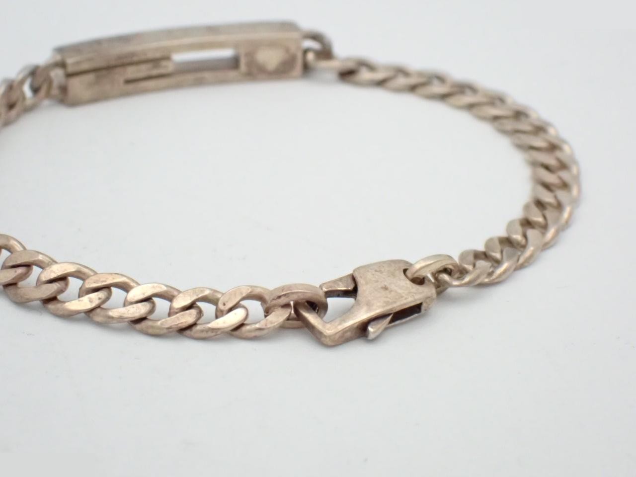 Cutout G Bracelet, SV925, 9.2g, Wrist size approx. 16.5cm — view 3