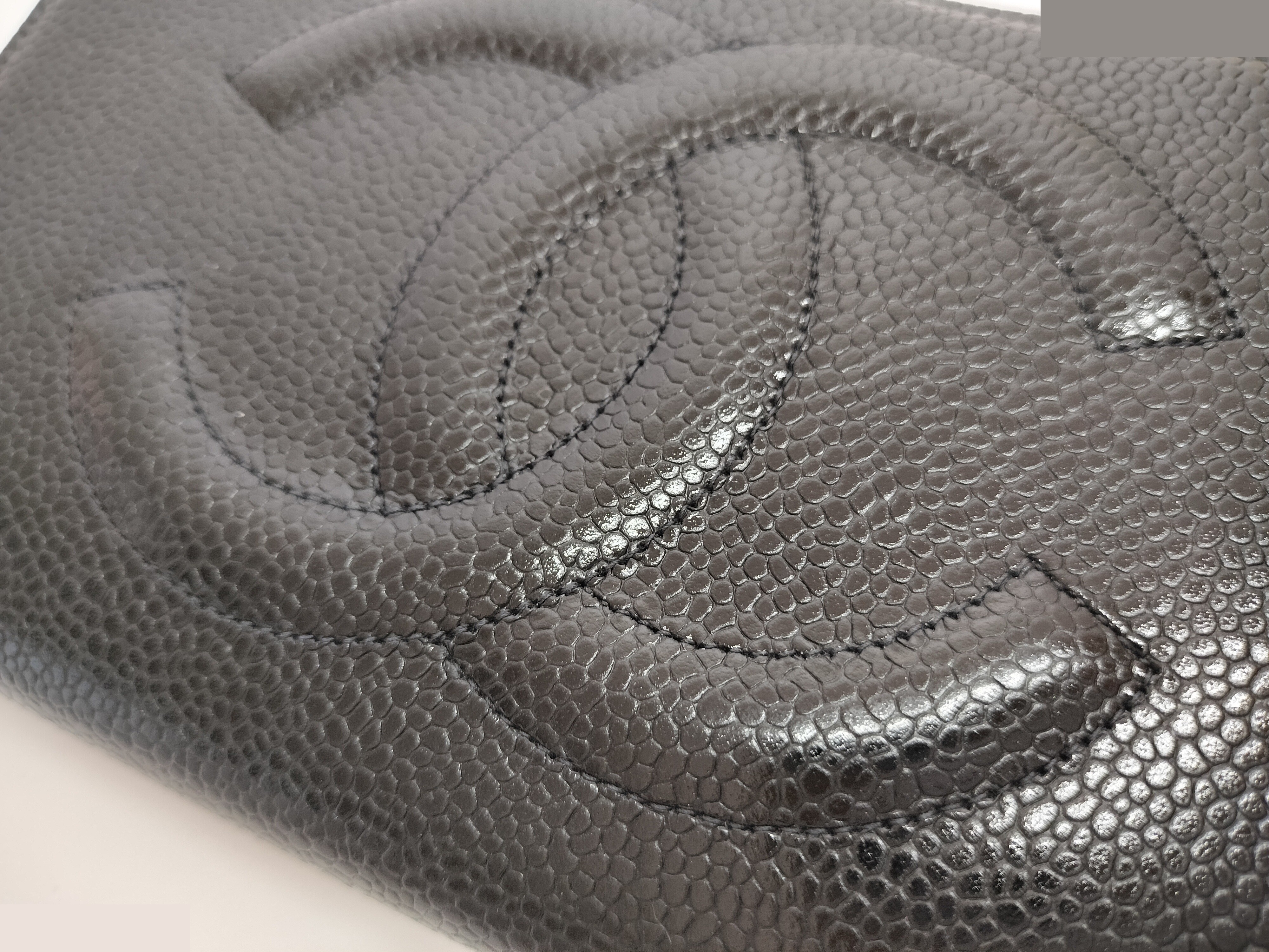 Coco Caviar Skin Long Wallet — view 11