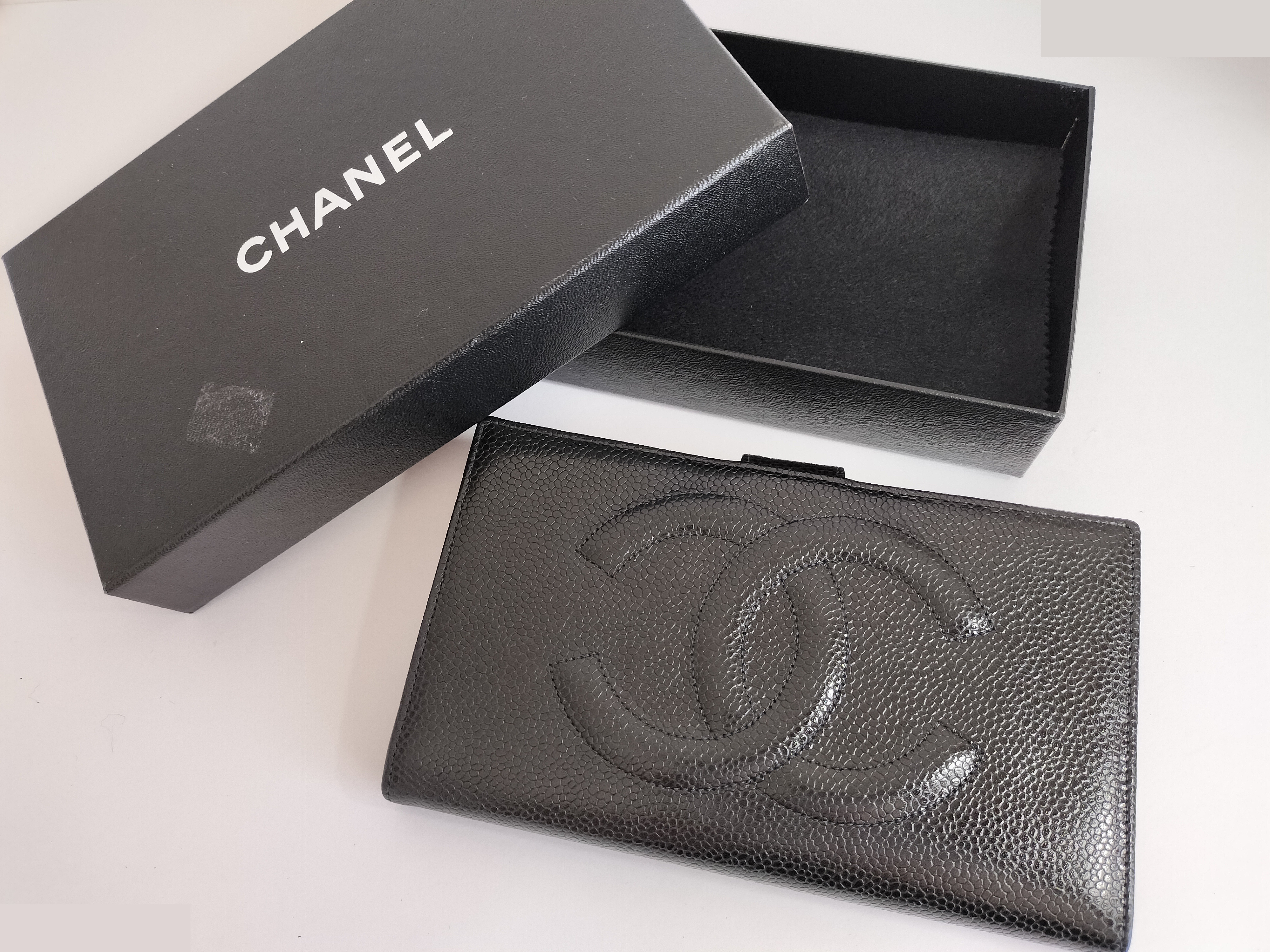Coco Caviar Skin Long Wallet — view 12