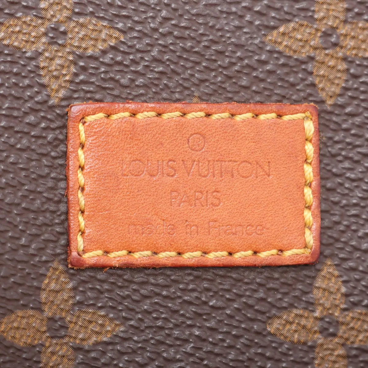 Monogram Saumur 35 M42254 AR0963 Brown, natural leather, various parts repaired by aftermarket parts. — view 11