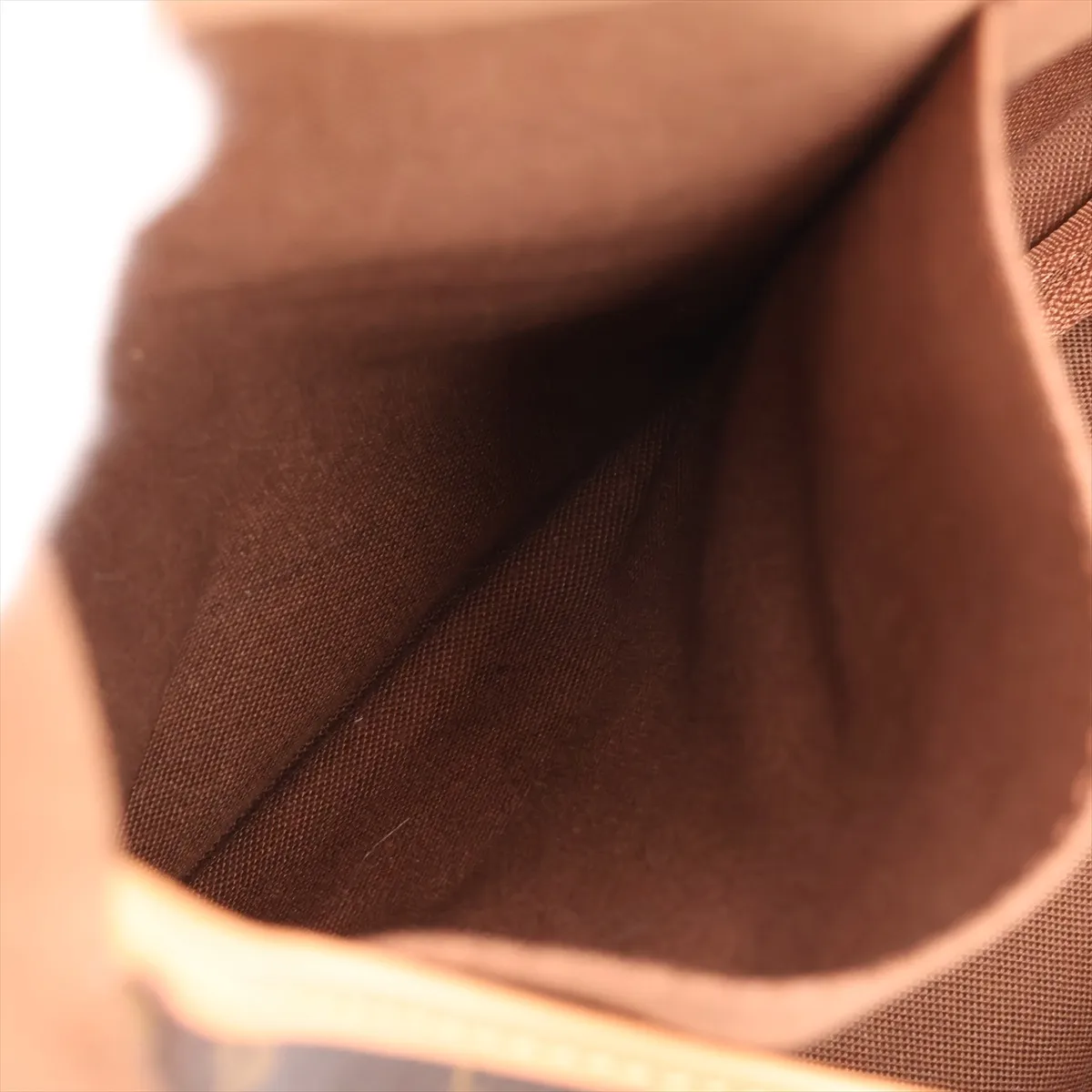 Monogram Saumur 35 M42254 AR0963 Brown, natural leather, various parts repaired by aftermarket parts. — view 9
