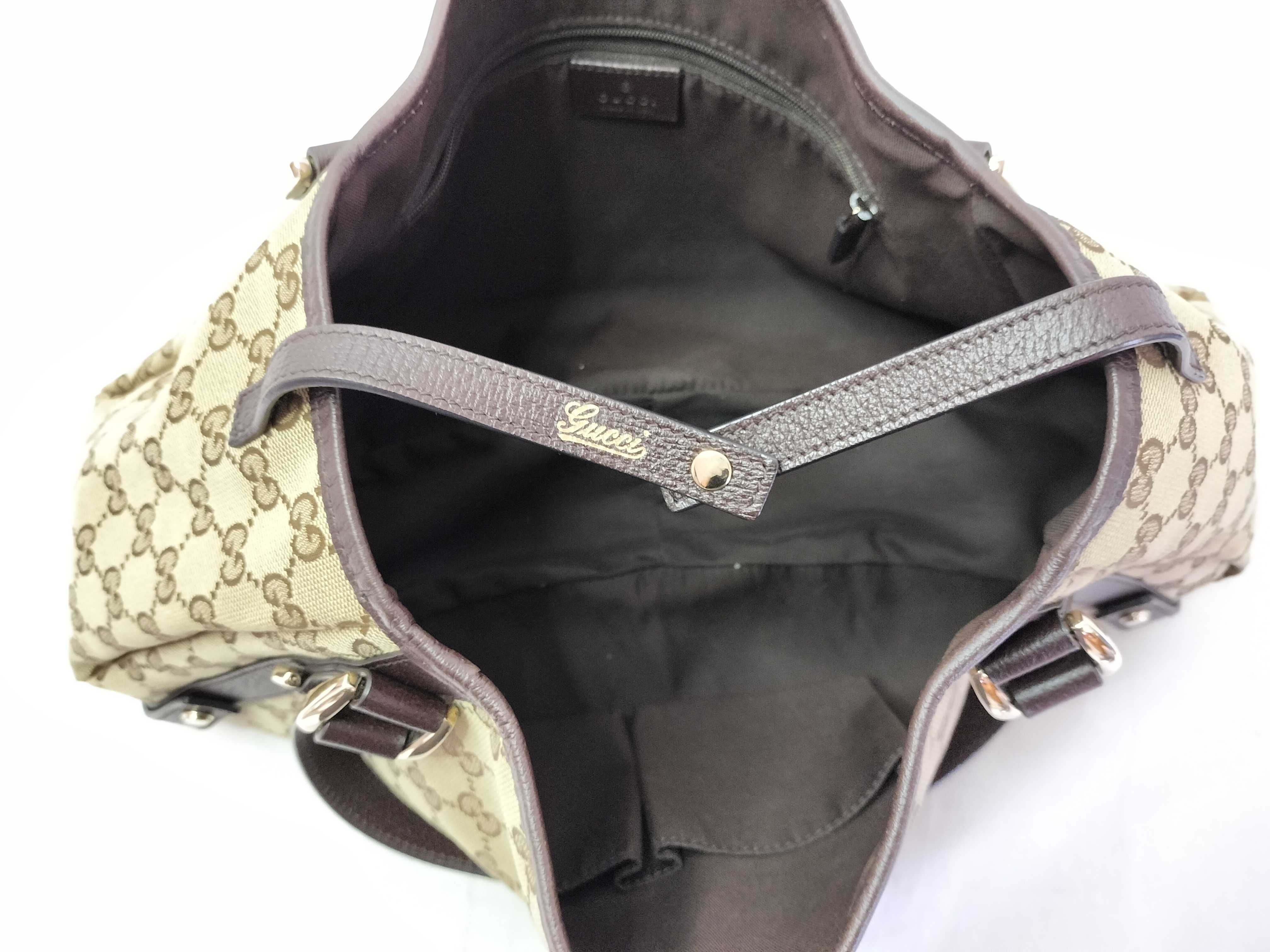 GG Canvas Abbey Handbag (Brown) — view 11