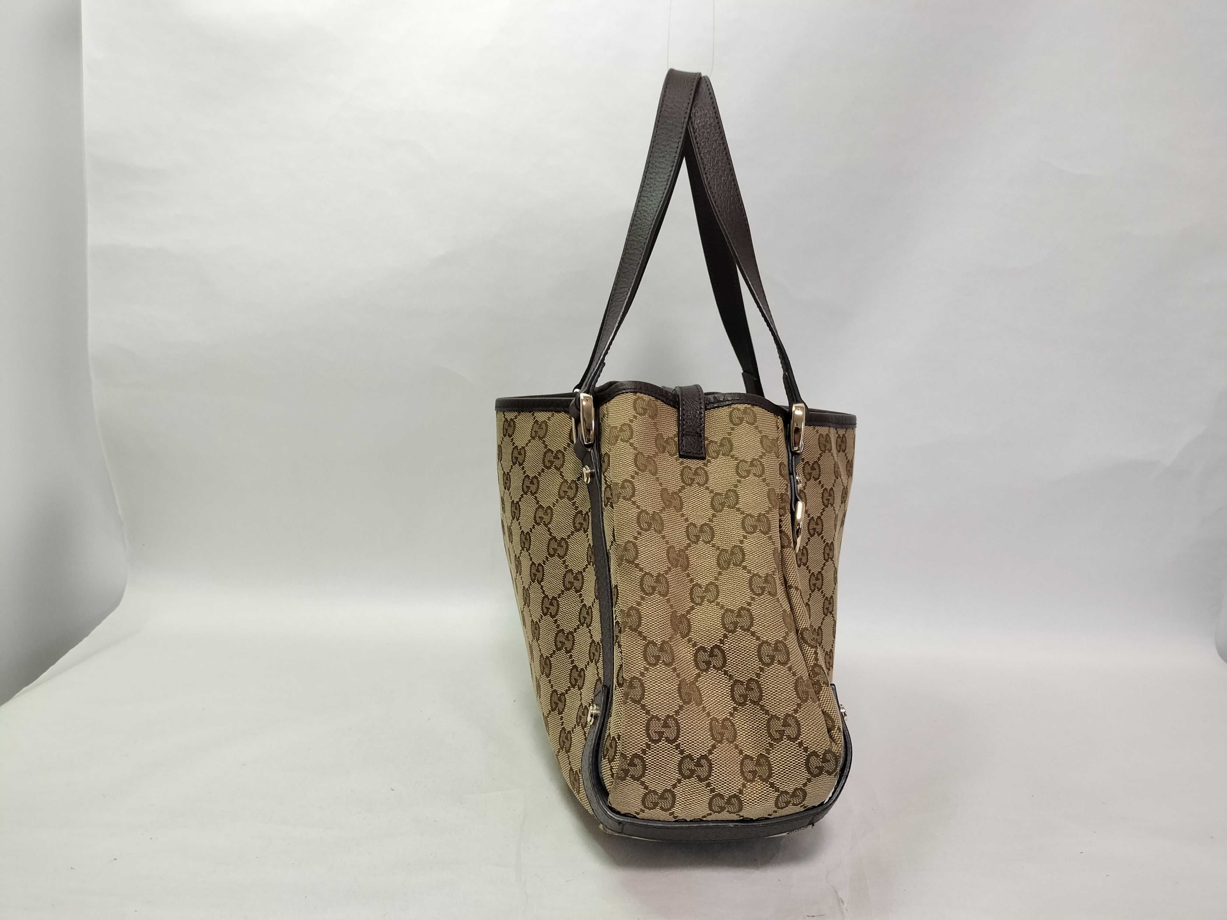 GG Canvas Abbey Handbag (Brown) — view 4