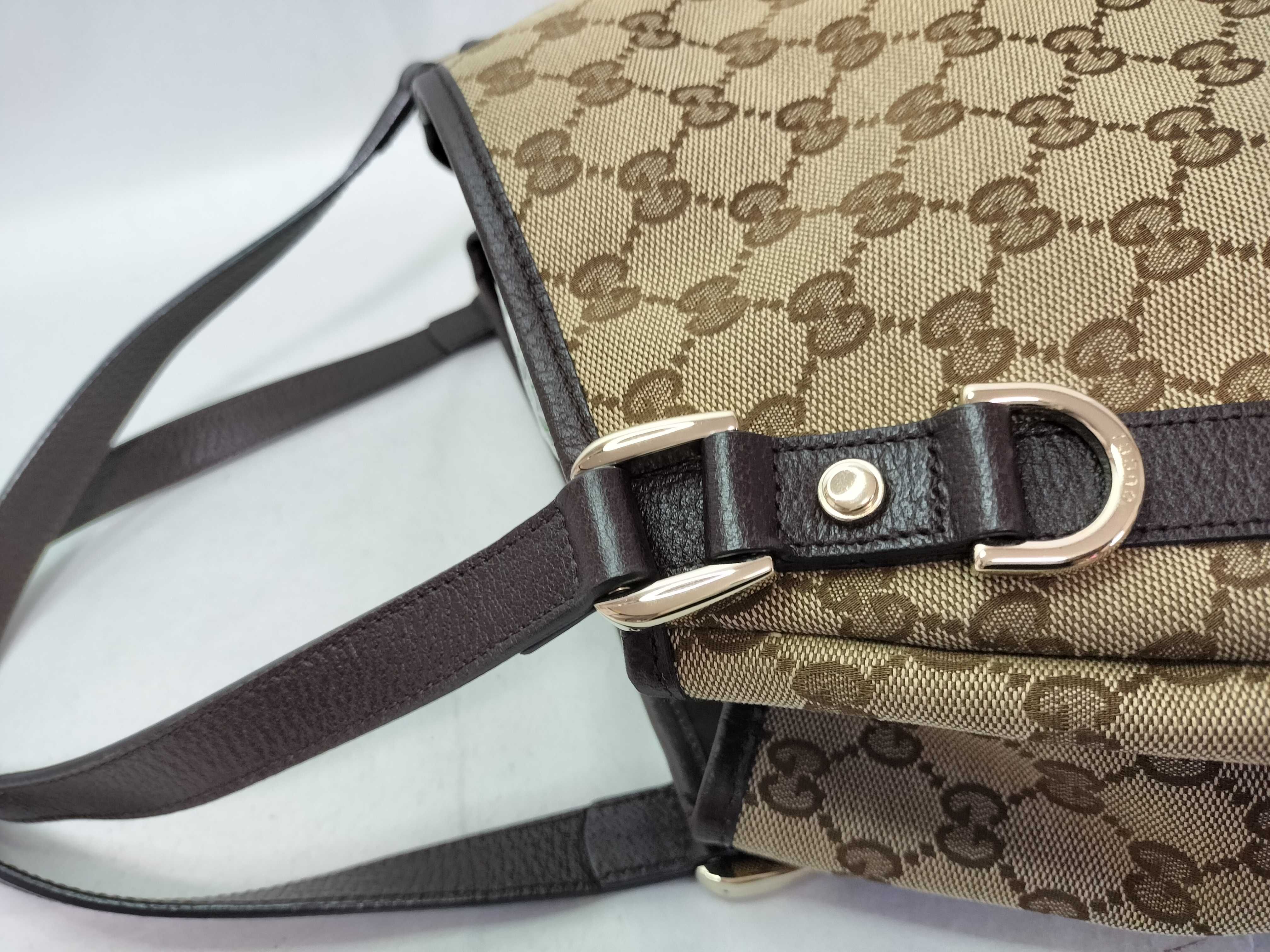 GG Canvas Abbey Handbag (Brown) — view 8
