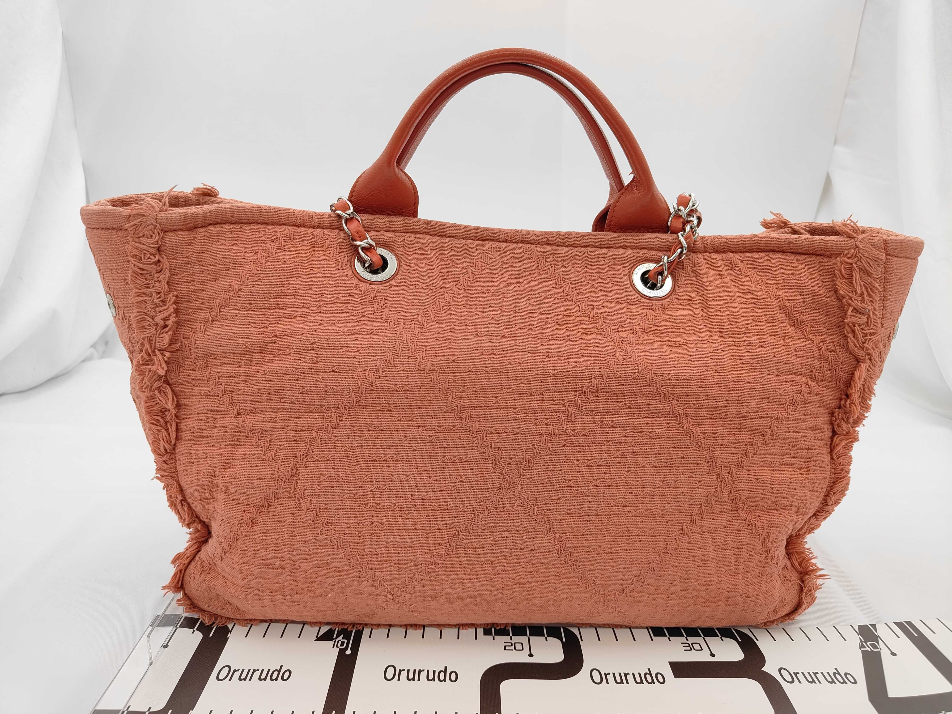 Deauville Large Coco Canvas 2-way Tote Bag (Serial Number 30s) — view 2