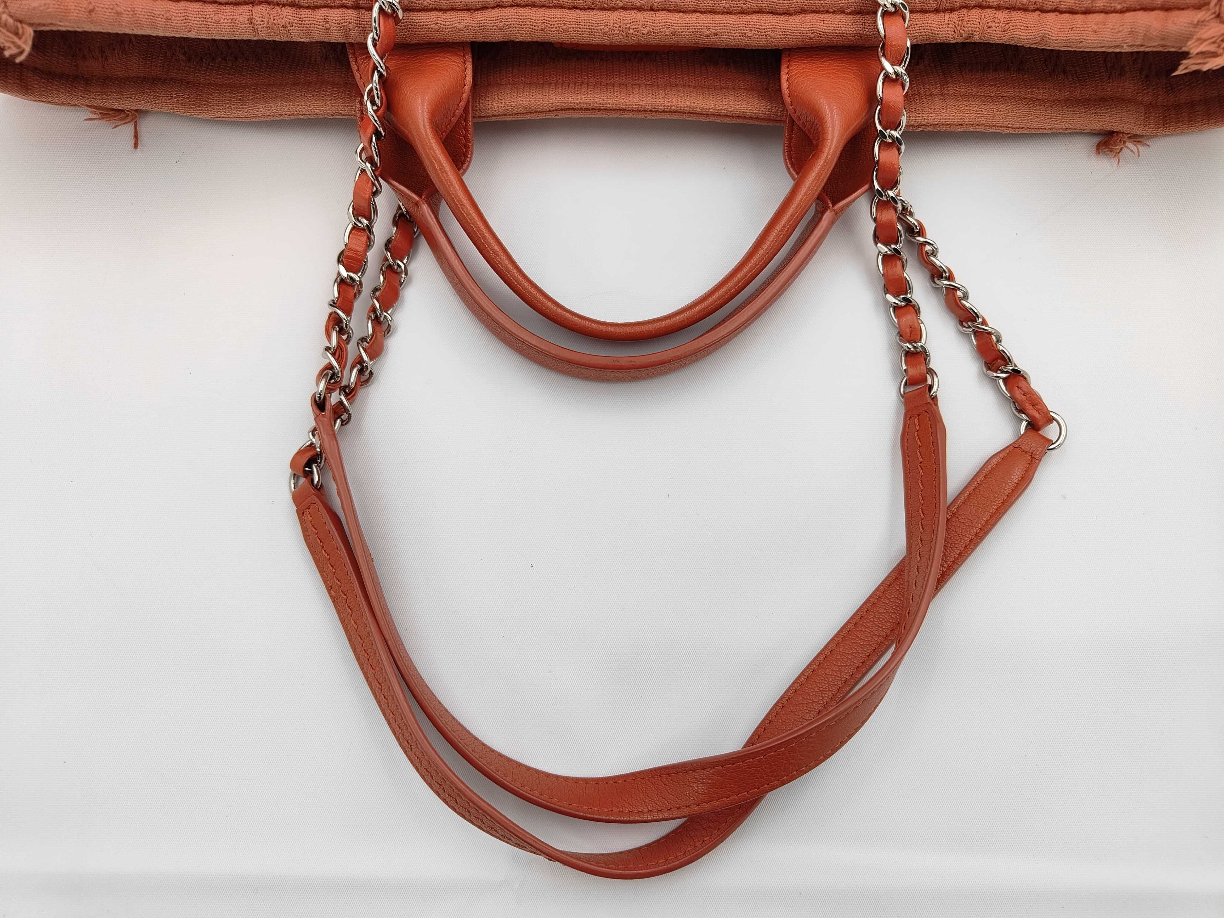 Deauville Large Coco Canvas 2-way Tote Bag (Serial Number 30s) — view 3