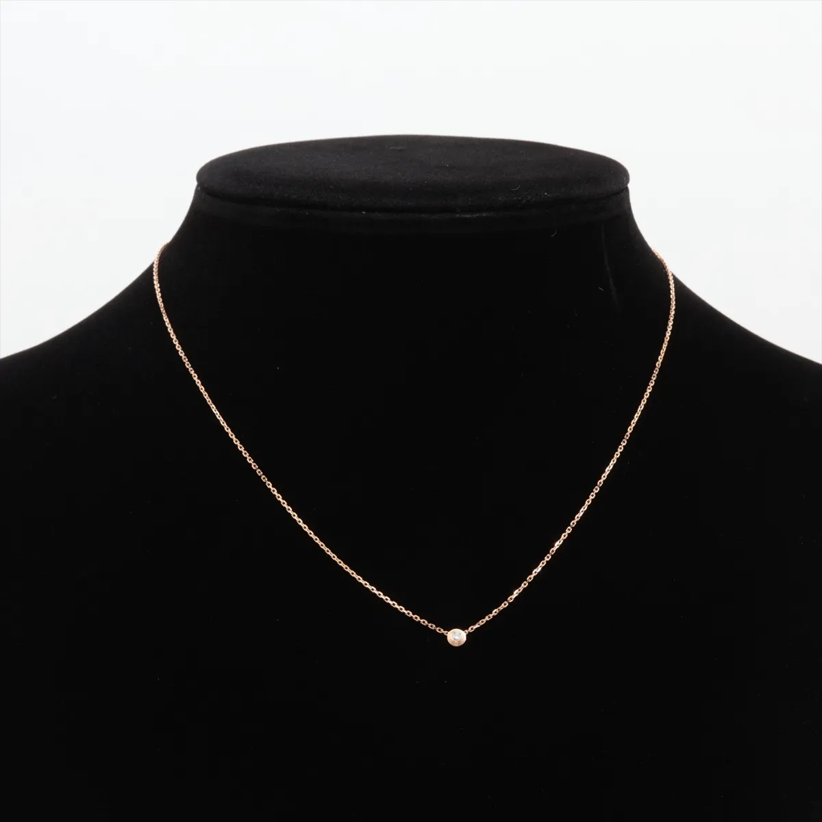 Damour XS Diamond Necklace, 750 (PG), 2.1g, WAW760 — view 5