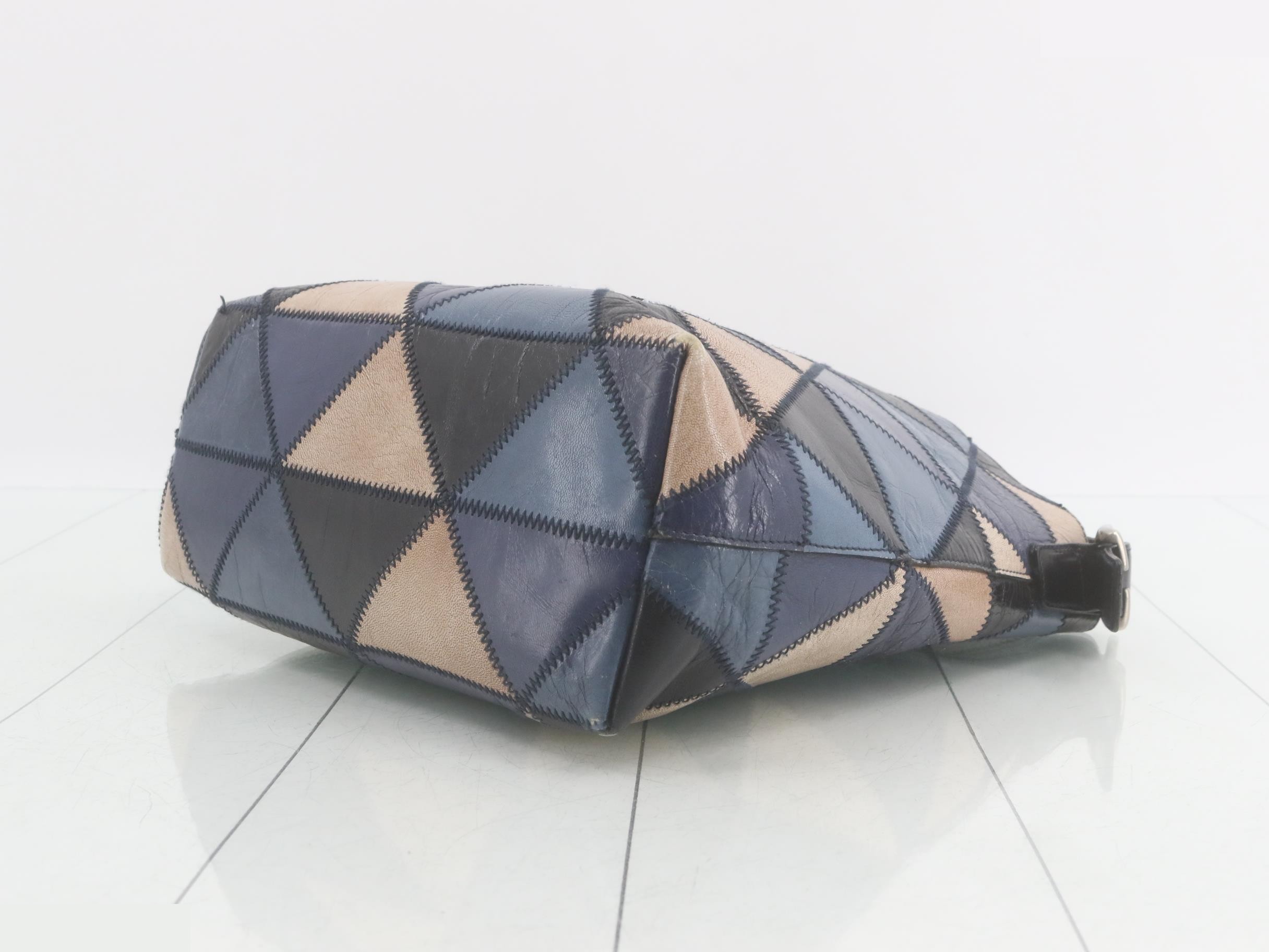 Other lines: Bags, One-shoulder bags, Patchwork leather, Blue — view 6