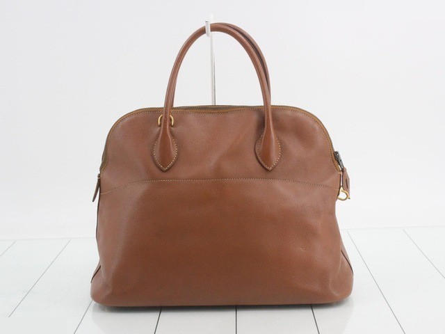 Bolide 35, U stamp, 2-way handle, gold hardware. — view 2