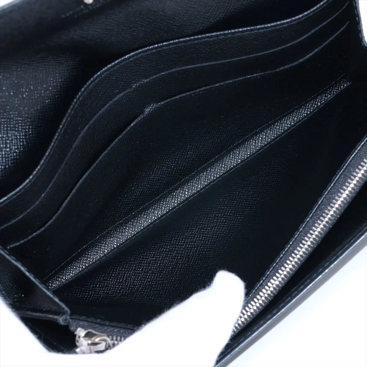 Epi Pochette Portemonnaie Credit M63572 SR0026 Noir Long Wallet — view 5