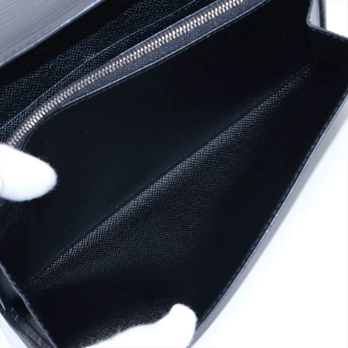Epi Pochette Portemonnaie Credit M63572 SR0026 Noir Long Wallet — view 6