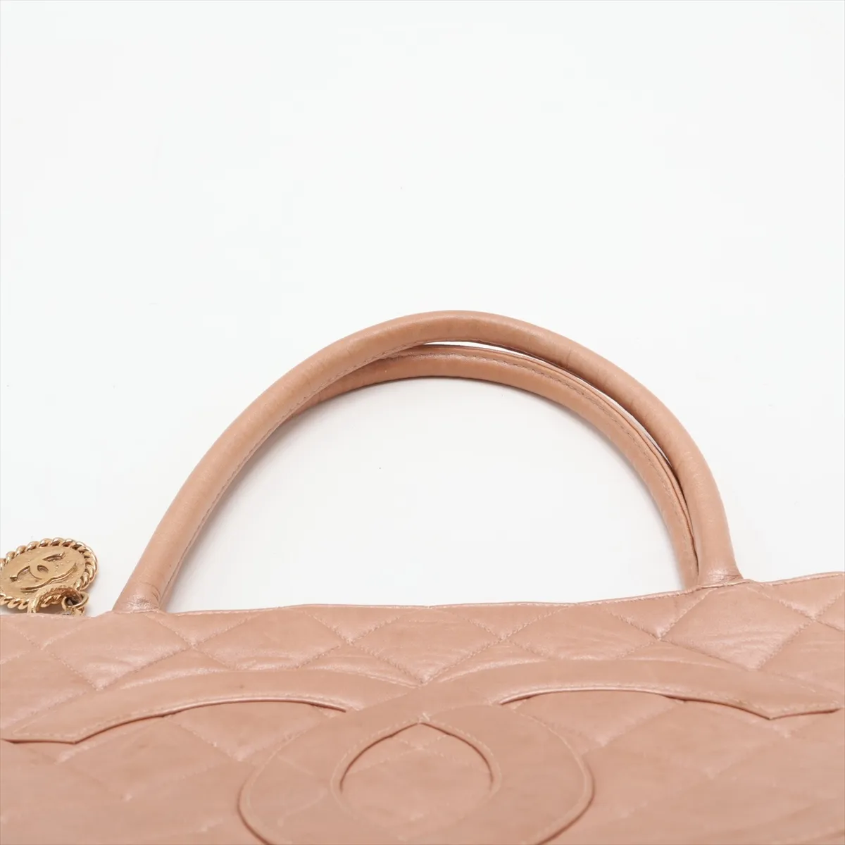 Reissue Lambskin Tote Bag, Beige, Gold Hardware, 7493486, Series 7 — view 6