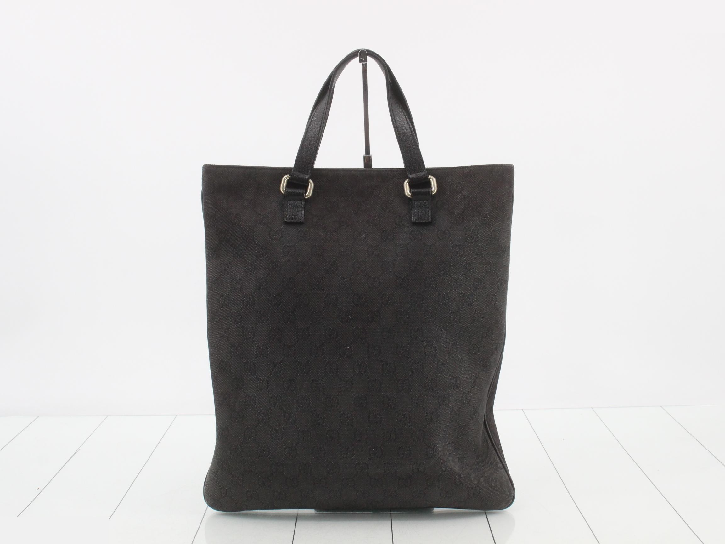 Black tote bag — view 2