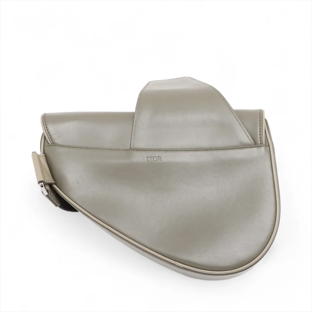 Saddle Leather Body Bag Khaki — view 2