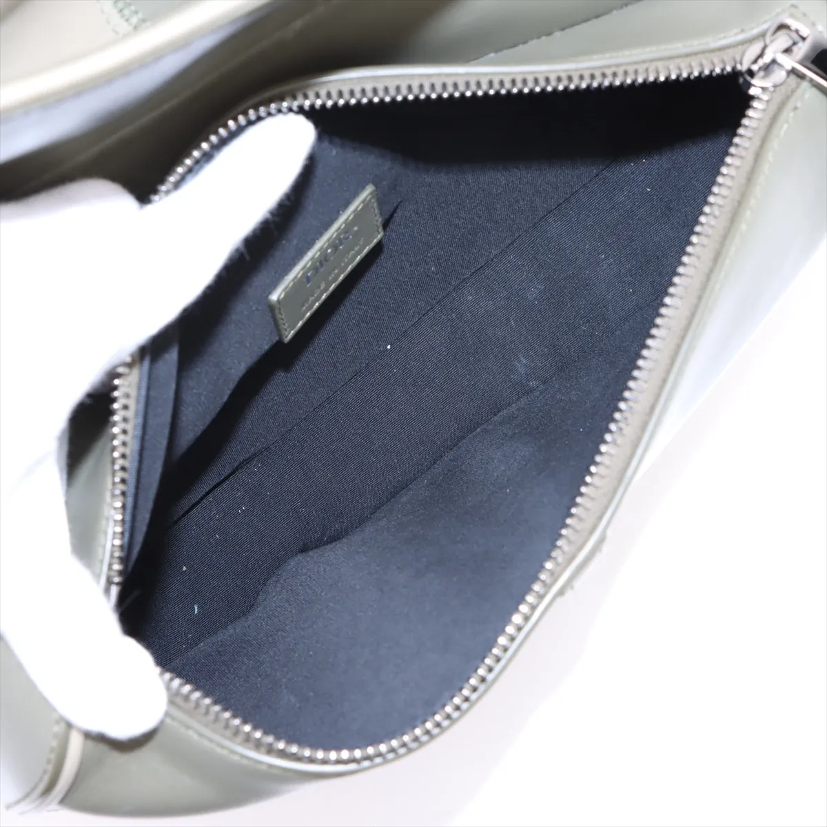Saddle Leather Body Bag Khaki — view 7