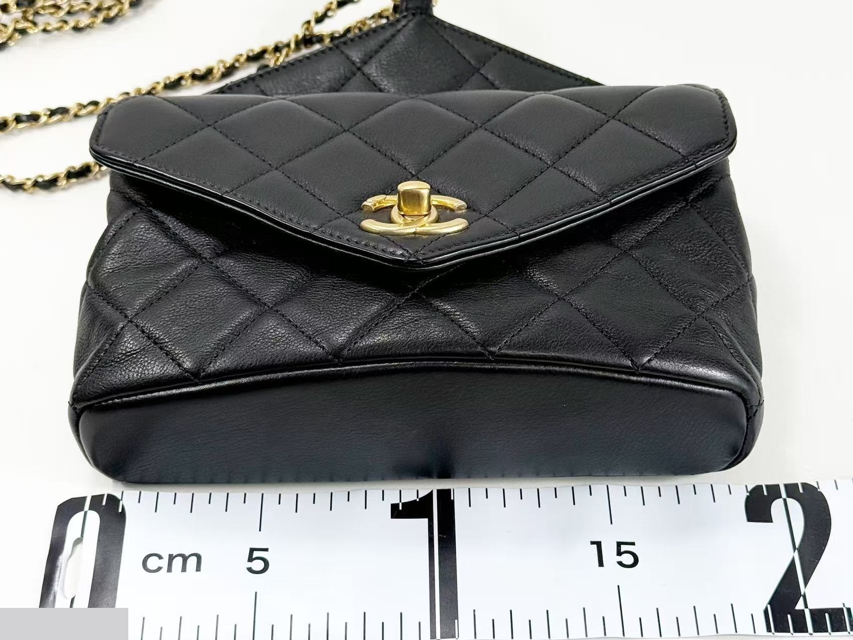 Black Runway Matelassé 3-way Shoulder Bag, W19 (approx.), Serial No. 27 — view 3