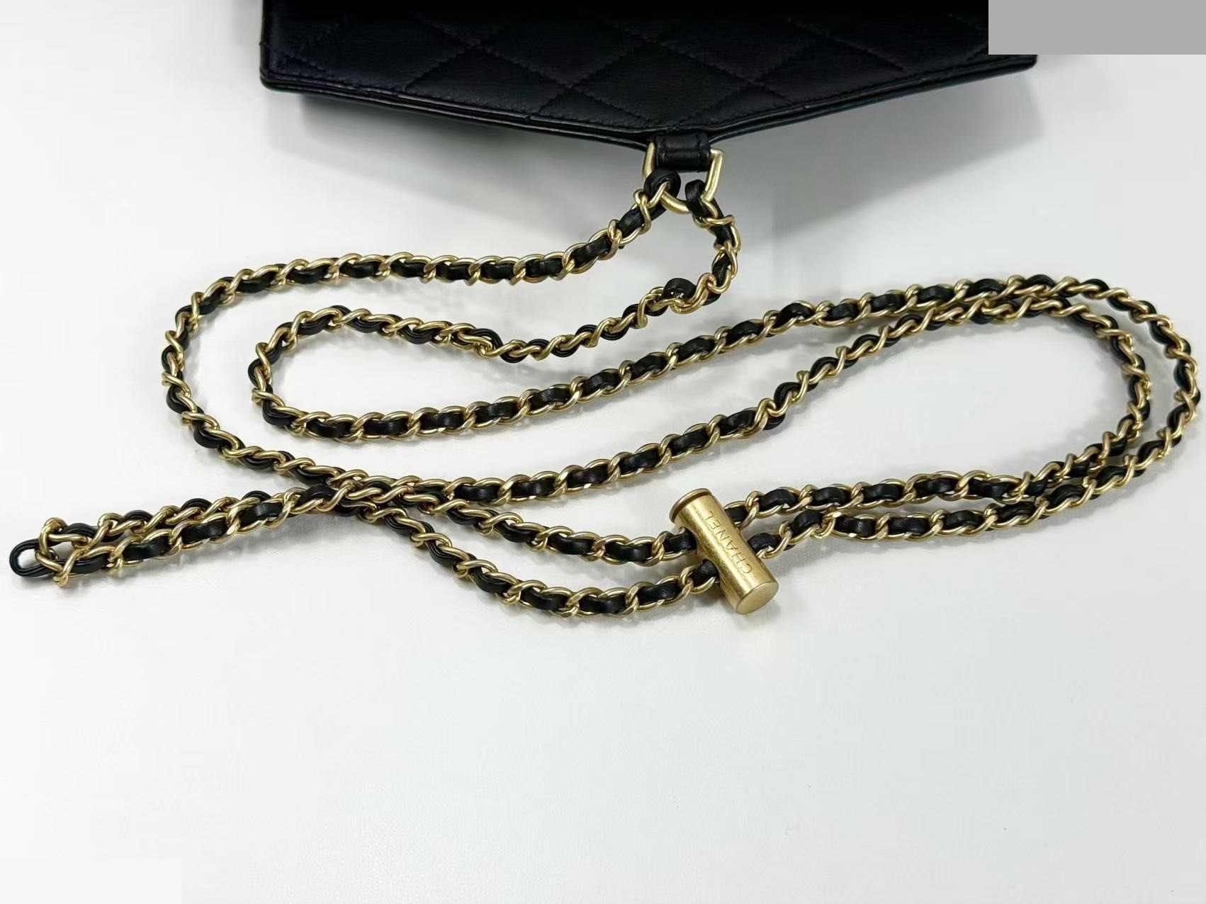 Black Runway Matelassé 3-way Shoulder Bag, W19 (approx.), Serial No. 27 — view 4
