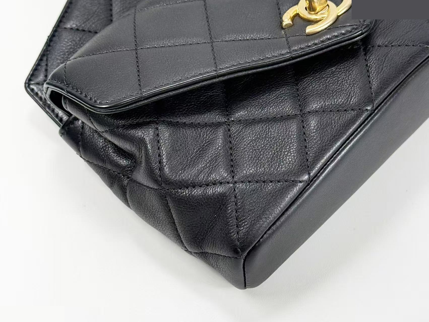 Black Runway Matelassé 3-way Shoulder Bag, W19 (approx.), Serial No. 27 — view 5