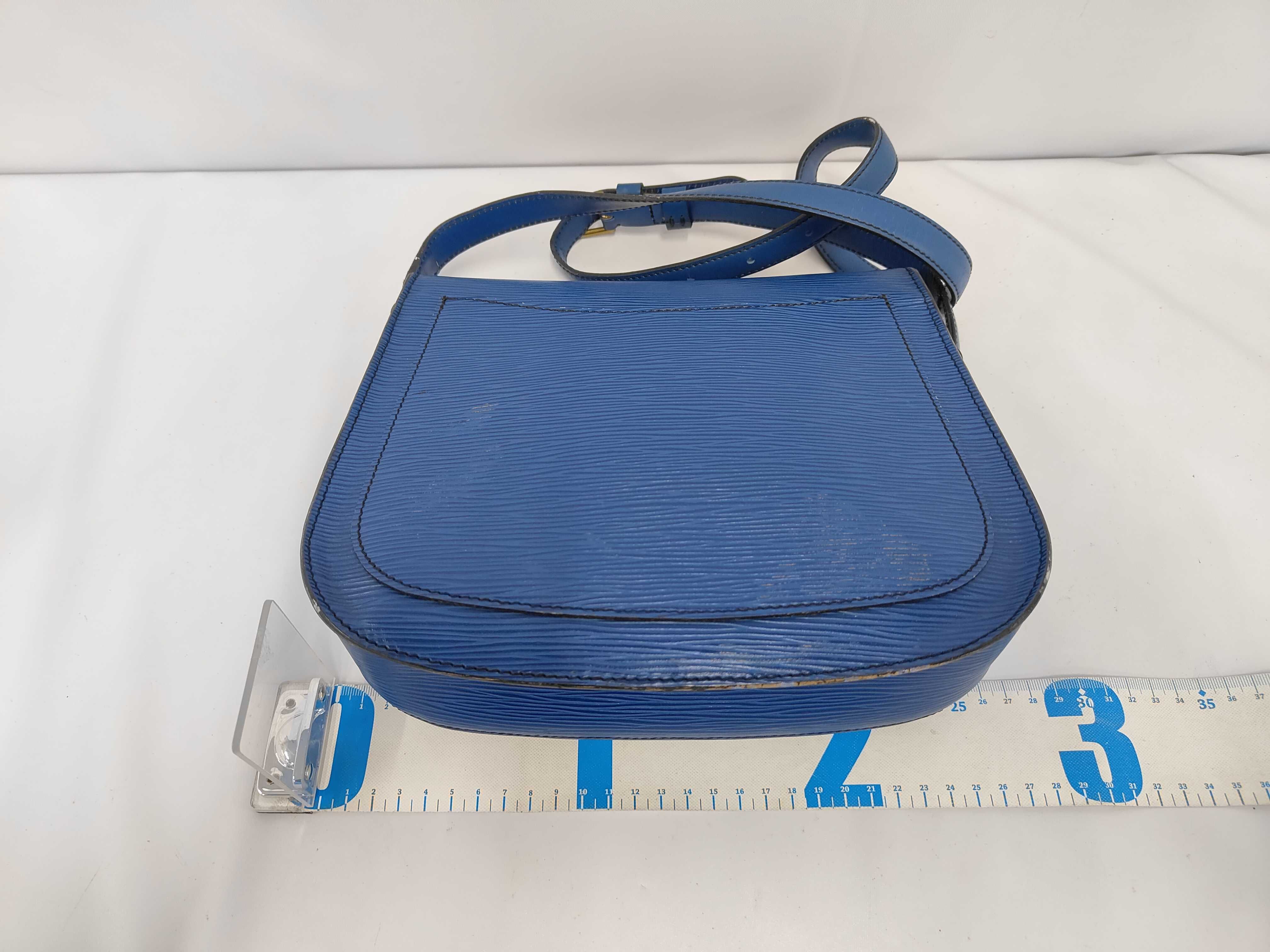 Epi Saint Cloud M52195 Toledo Blue Shoulder Bag — view 2
