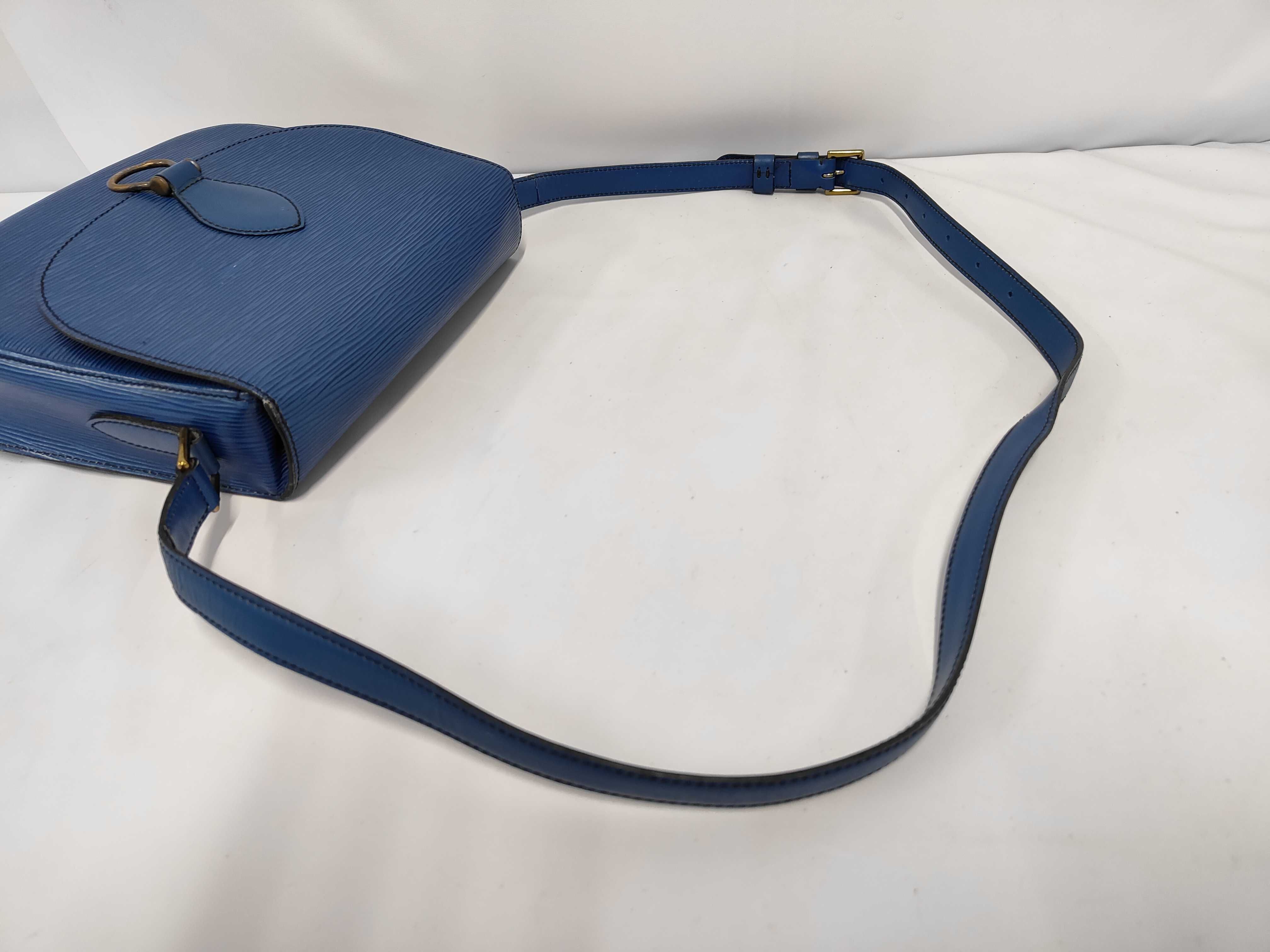 Epi Saint Cloud M52195 Toledo Blue Shoulder Bag — view 5
