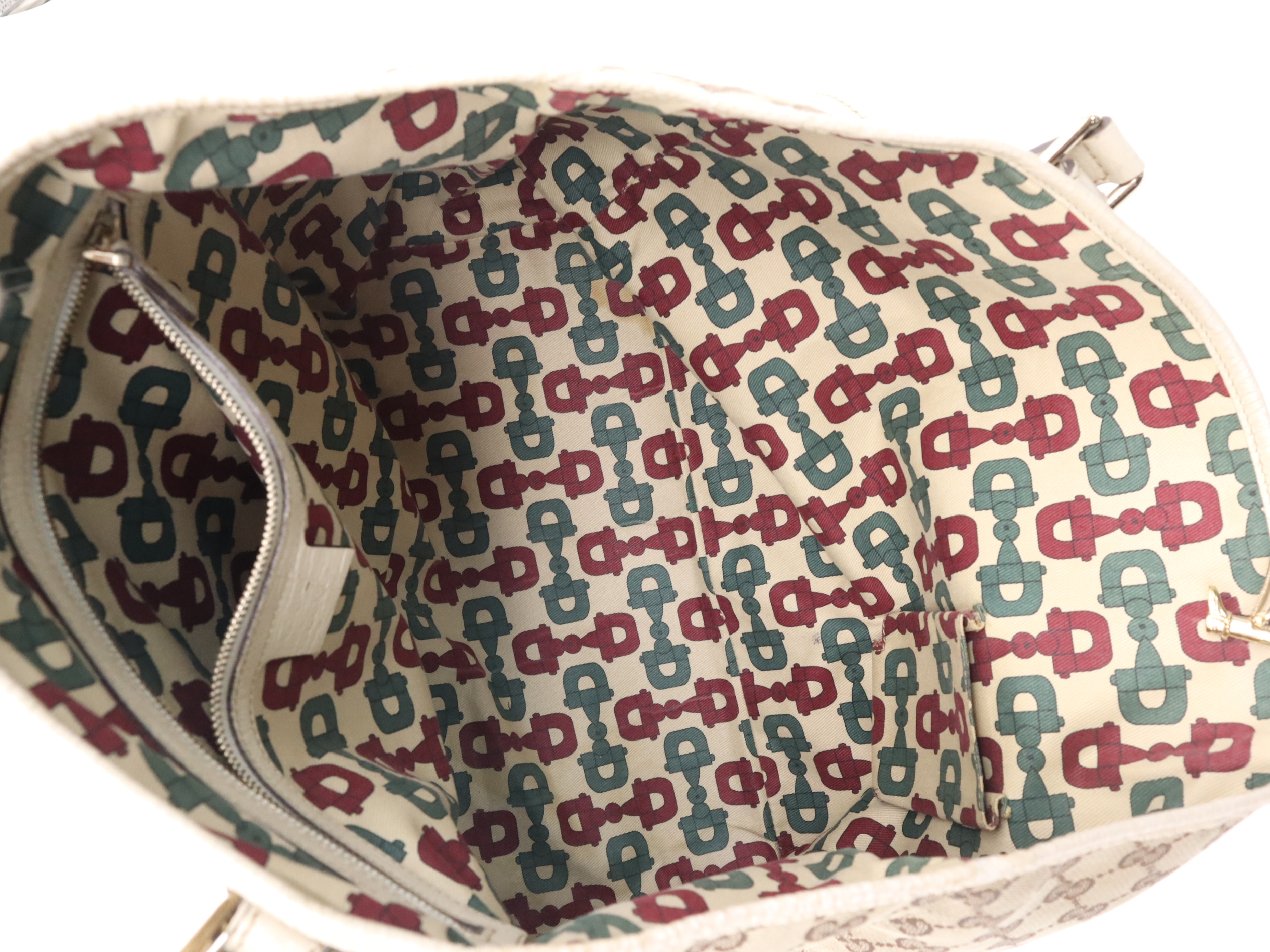 486628GG Canvas Sherry Line Brown Tote Bag — view 12