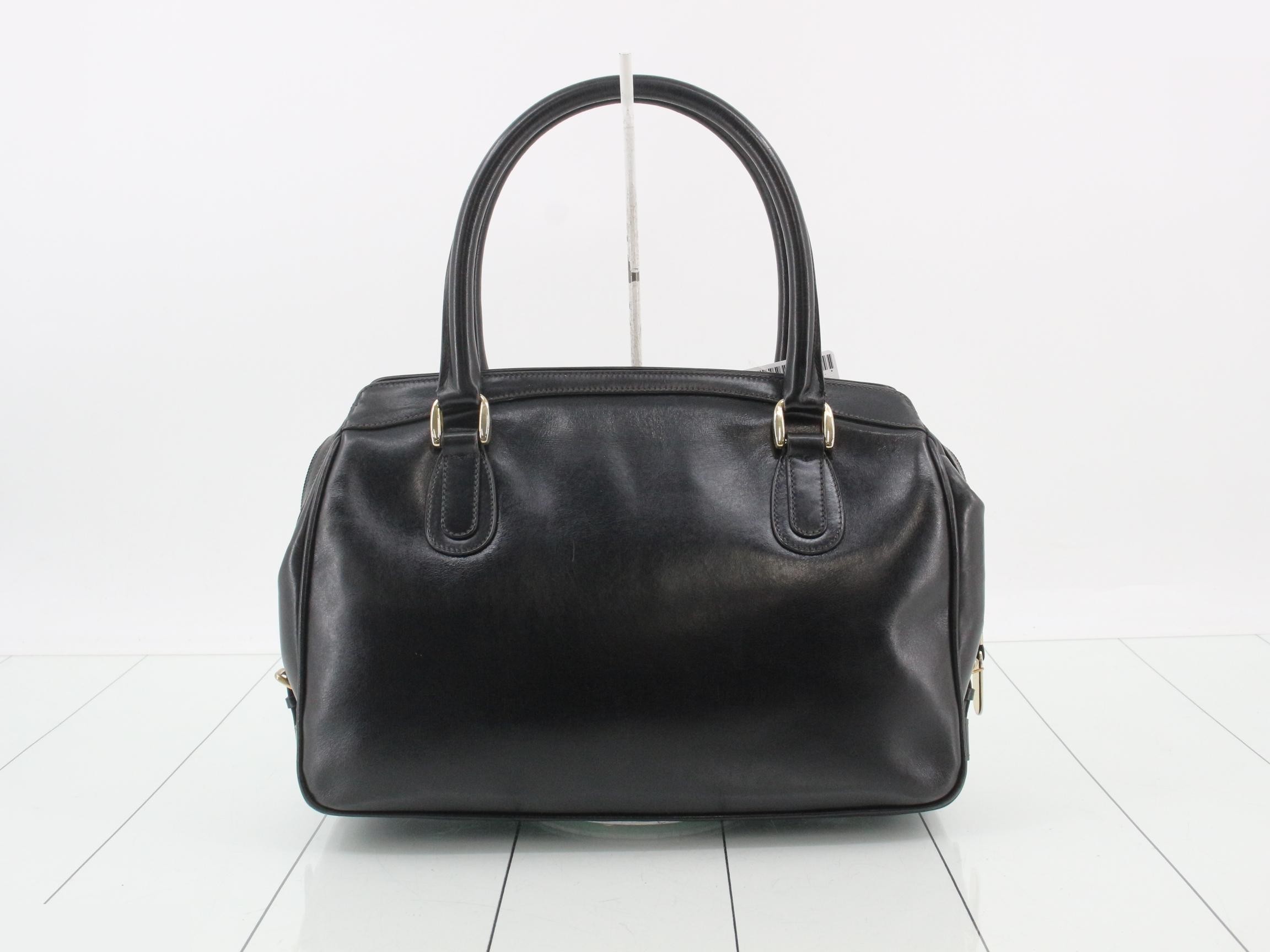 Interlocking Leather Handbag — view 2