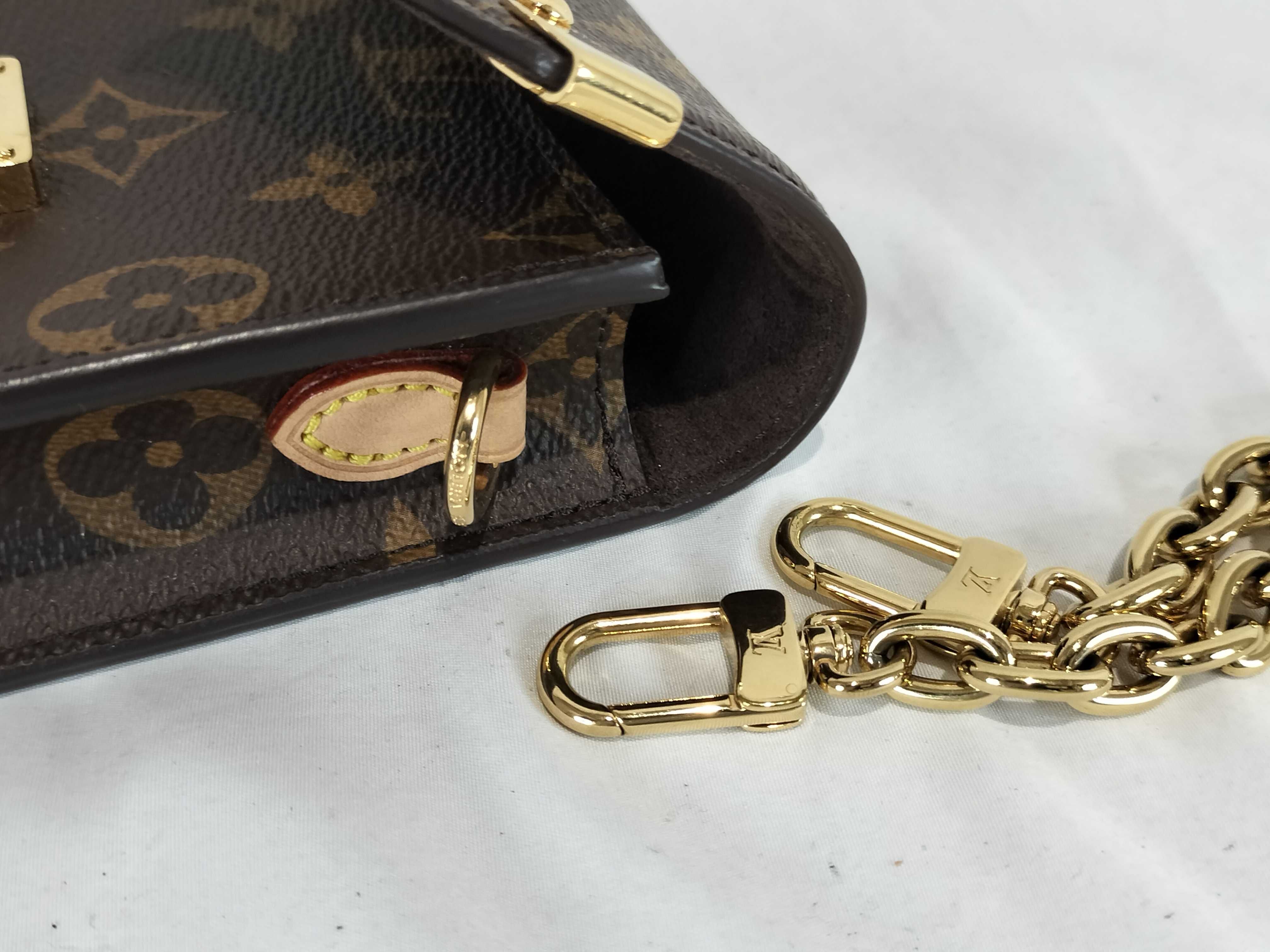 Monogram Louis Vuitton Monogram Phone Pouch Metis Shoulder Bag — view 6