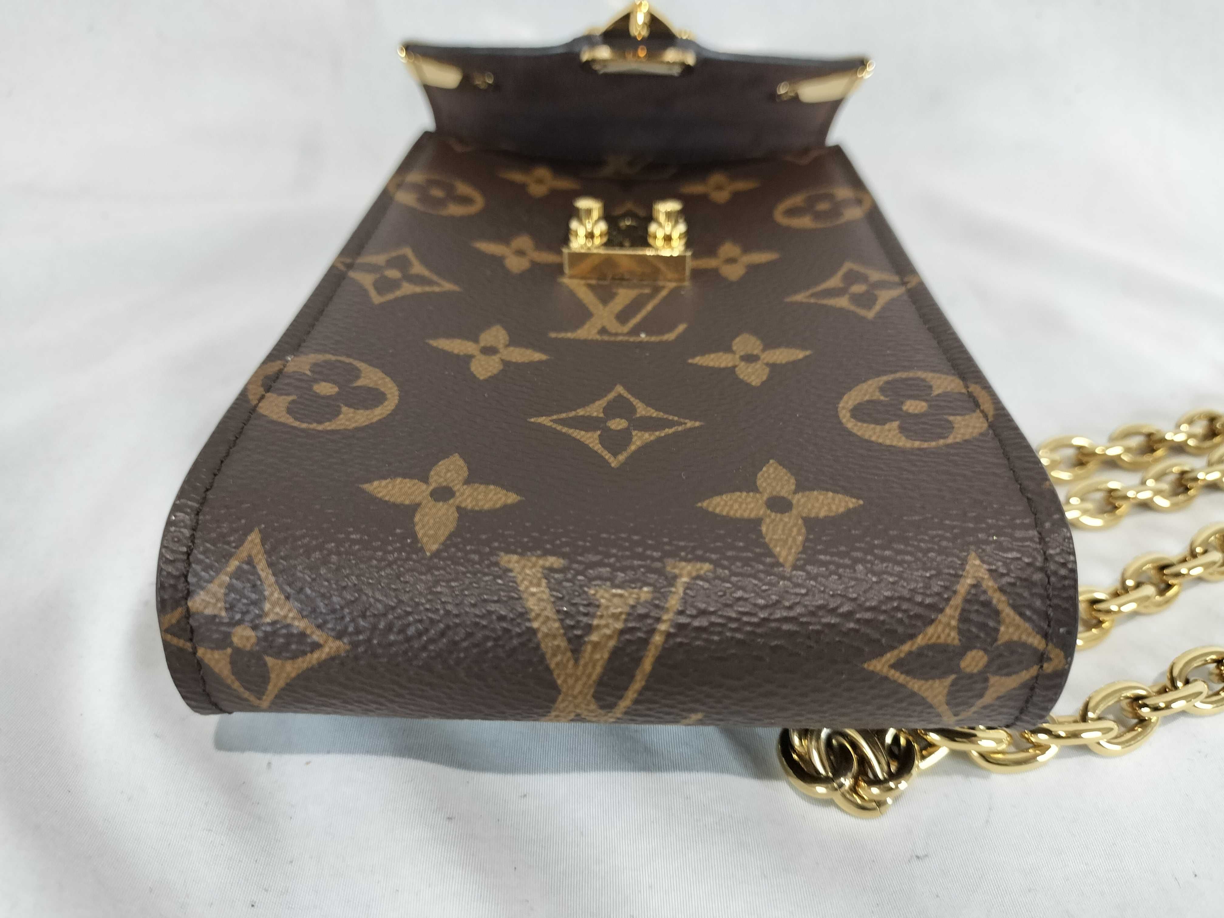Monogram Louis Vuitton Monogram Phone Pouch Metis Shoulder Bag — view 8