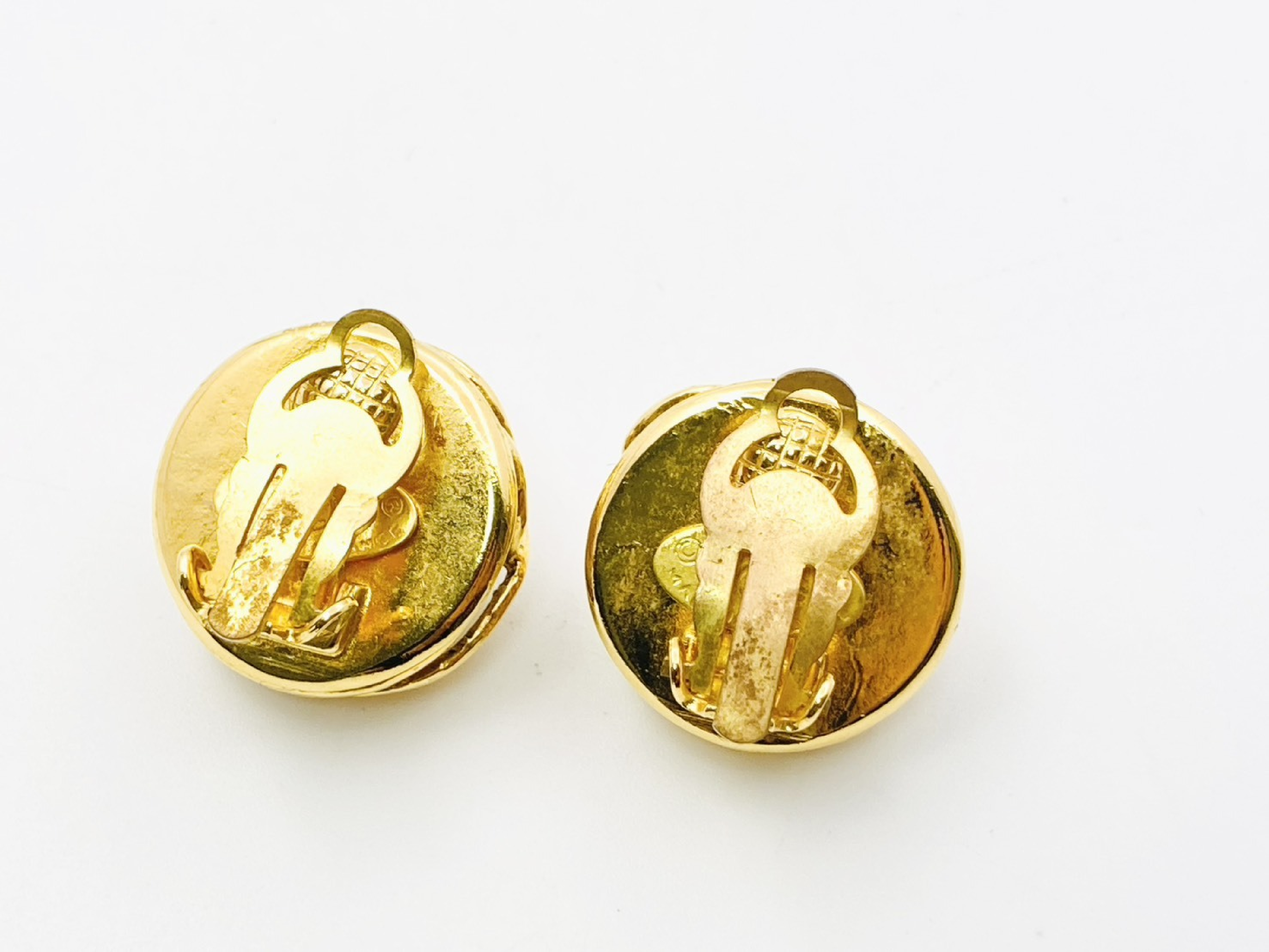 Faux Pearl Round Earrings (with comments, 25 pieces) Gold Earrings — view 2