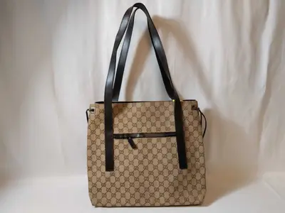 GG Canvas Tote 019 0493 1669 Tote Bag