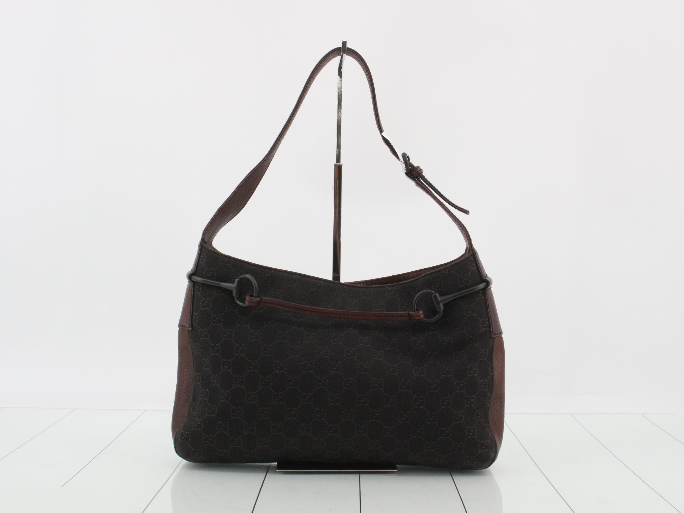 GG Canvas Horsebit Shoulder Bag — view 2
