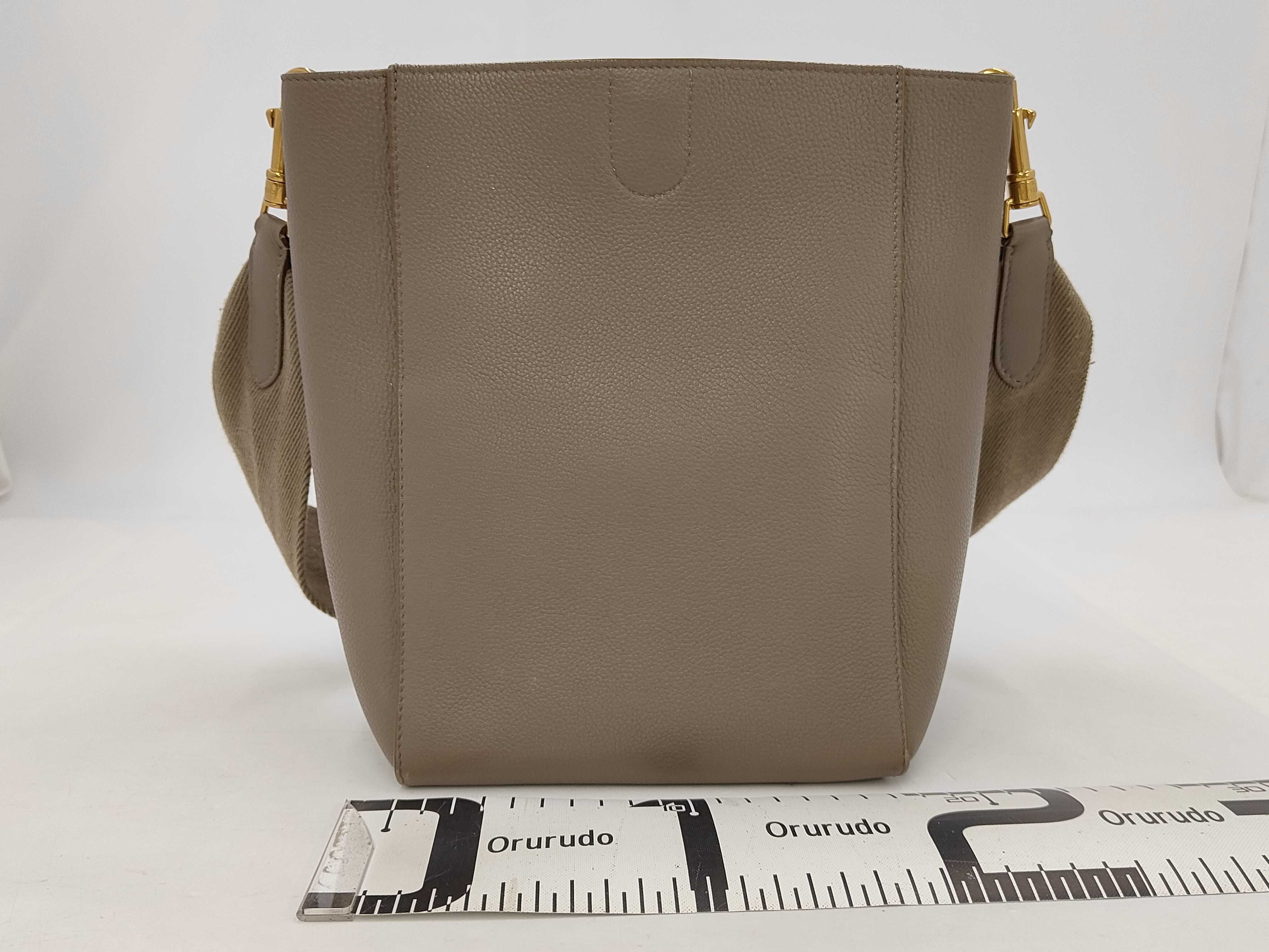 Leather Sangle Bucket Small Shoulder Bag — view 2