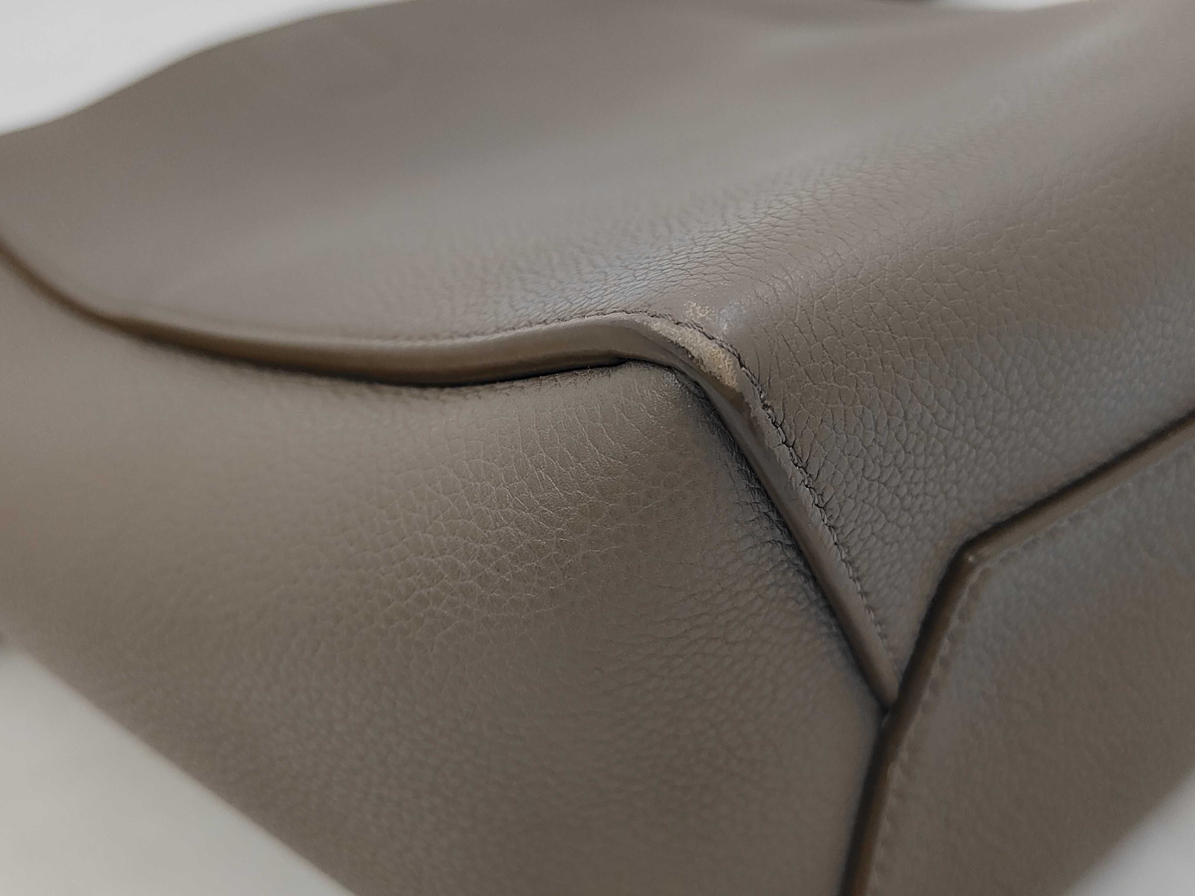 Leather Sangle Bucket Small Shoulder Bag — view 3