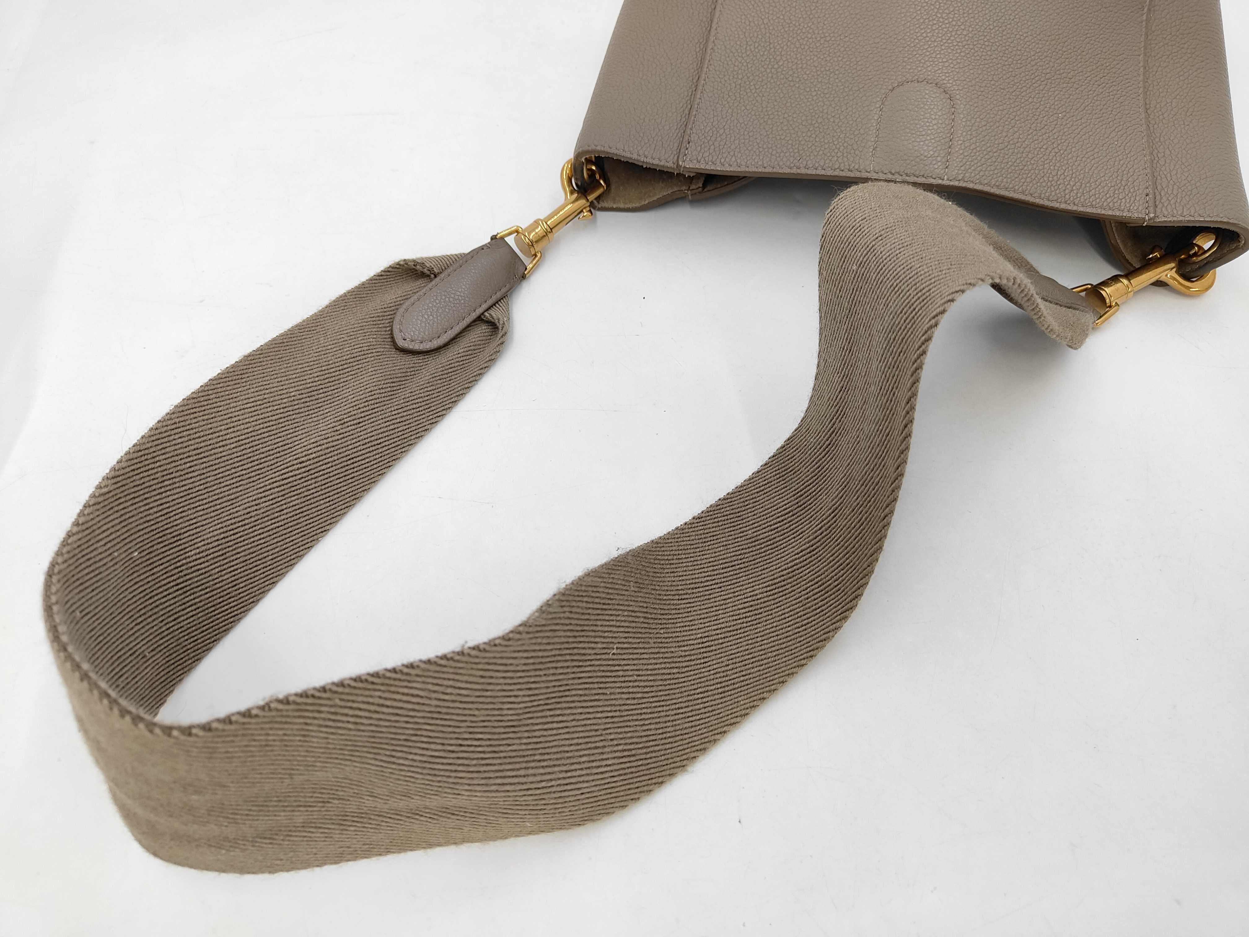 Leather Sangle Bucket Small Shoulder Bag — view 5