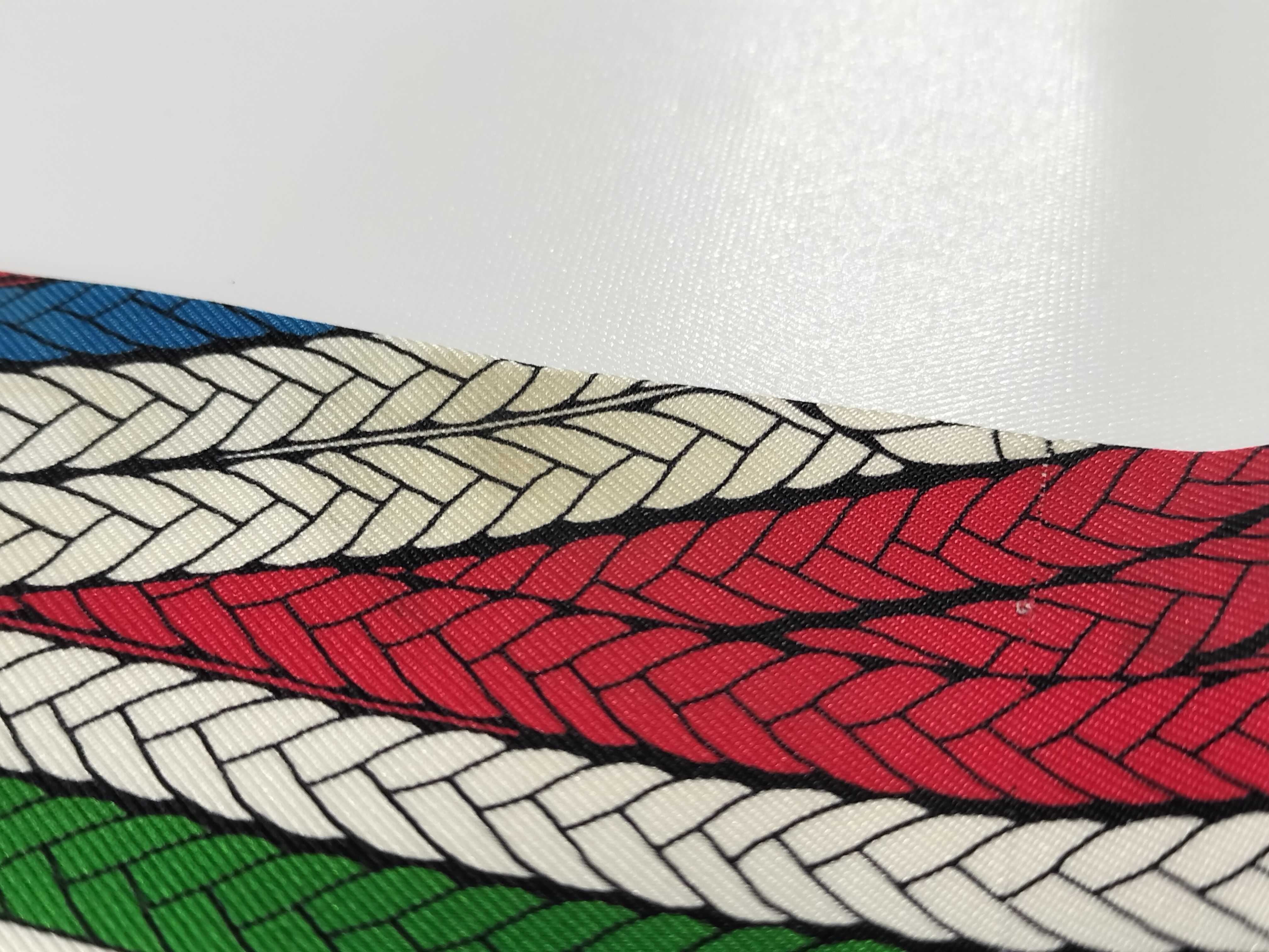 Twilly Tresses H White Multicolor Silk Scarf Other Accessories — view 4